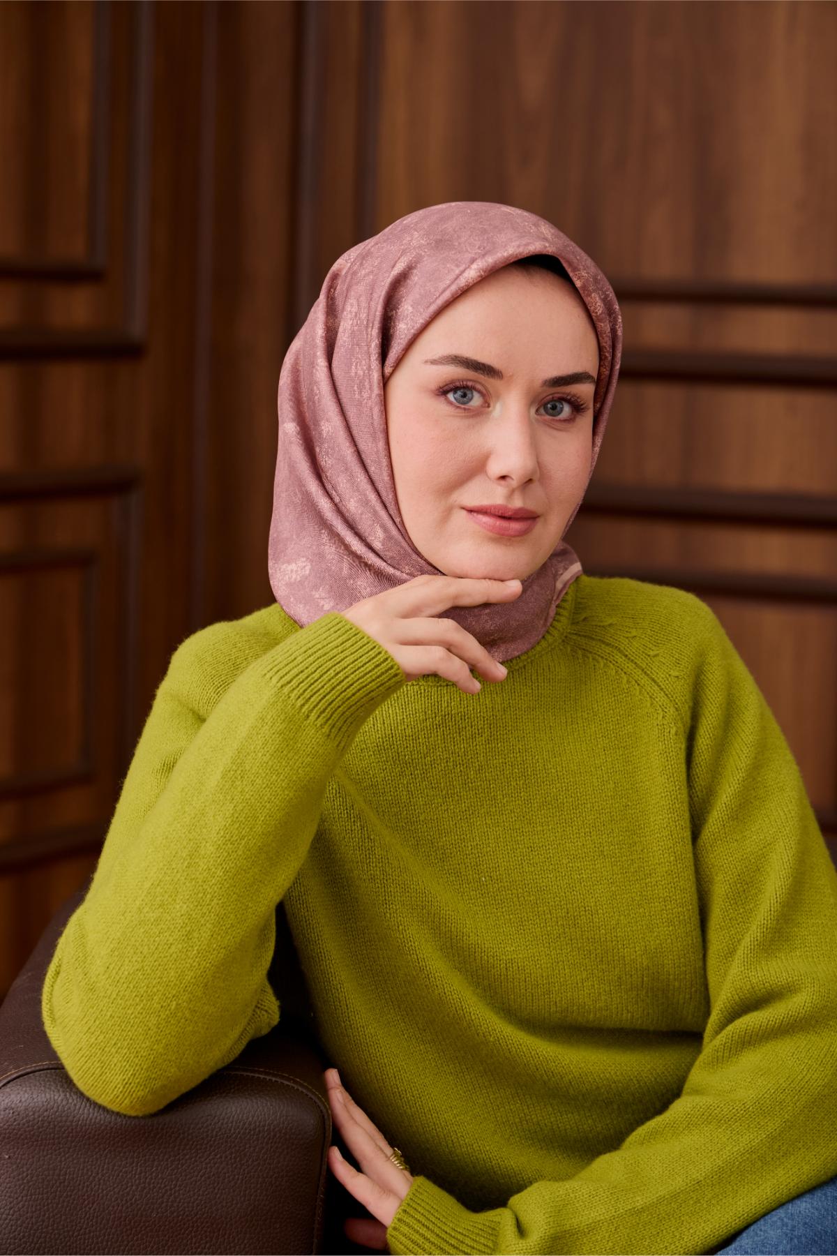 Yeni Sezon Twill İpek Eşarp 11487-19 - İthalesarponline.com - Yeni Sezon Twill İpek Eşarp - Silk Home