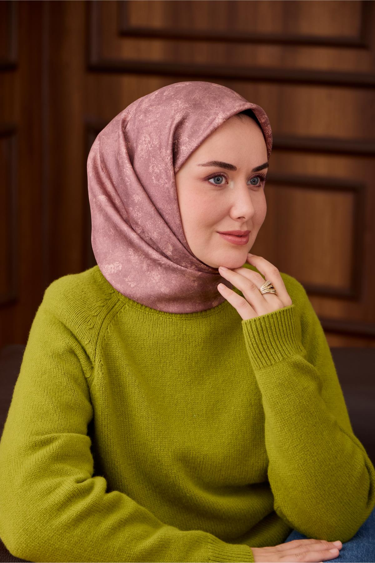 Yeni Sezon Twill İpek Eşarp 11487-19 - İthalesarponline.com - Yeni Sezon Twill İpek Eşarp - Silk Home