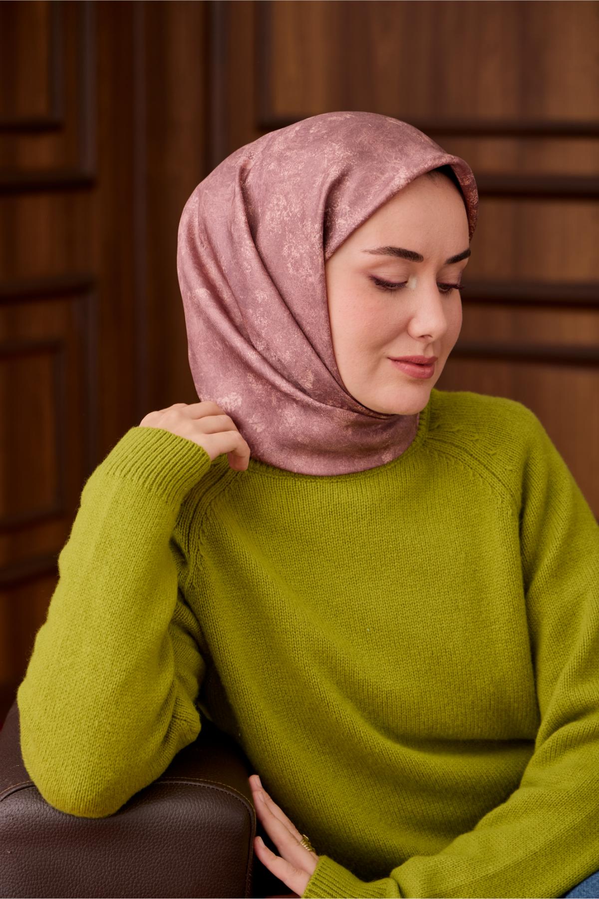 Yeni Sezon Twill İpek Eşarp 11487-19 - İthalesarponline.com - Yeni Sezon Twill İpek Eşarp - Silk Home