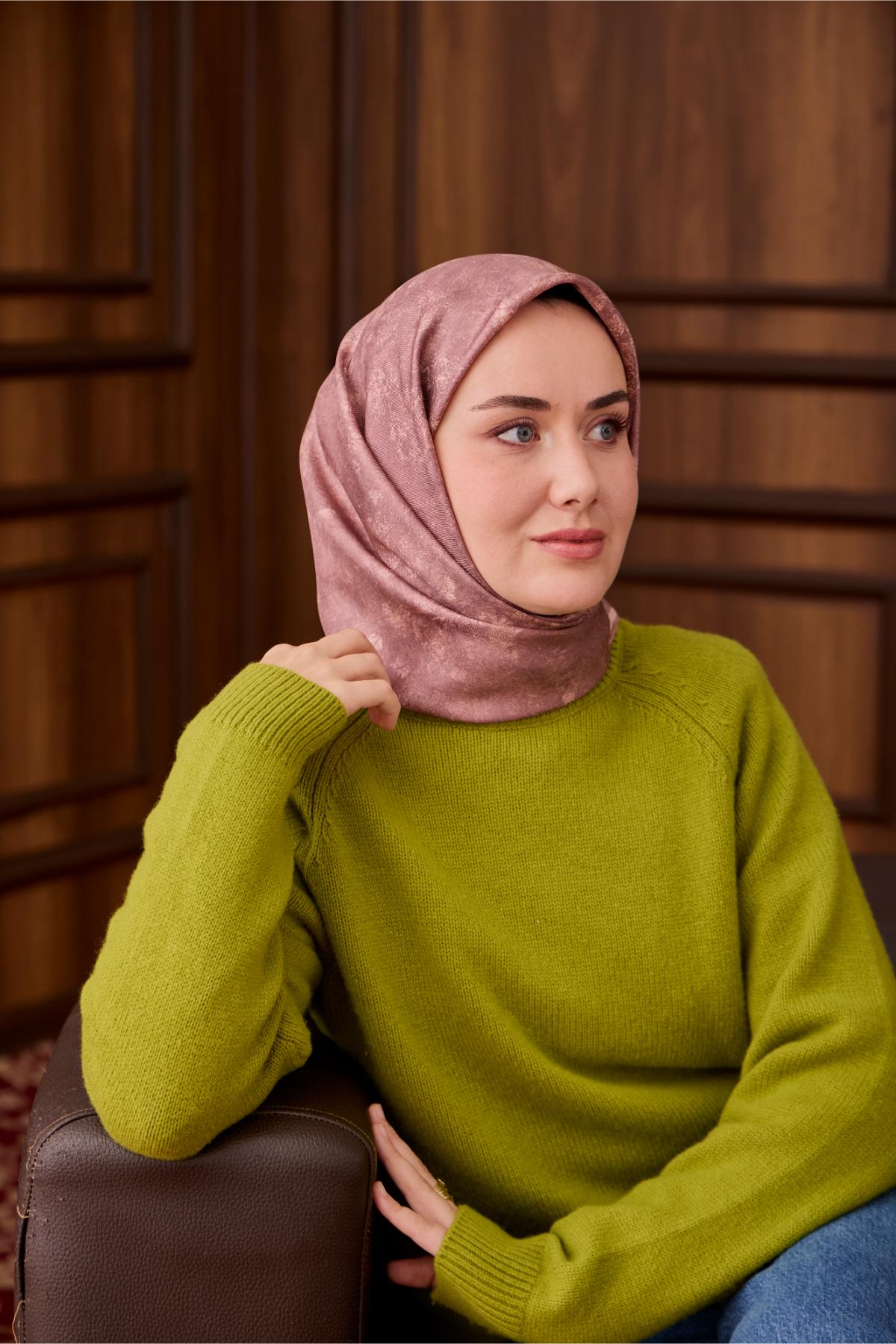 Yeni Sezon Twill İpek Eşarp 11487-19 - İthalesarponline.com - Yeni Sezon Twill İpek Eşarp - Silk Home