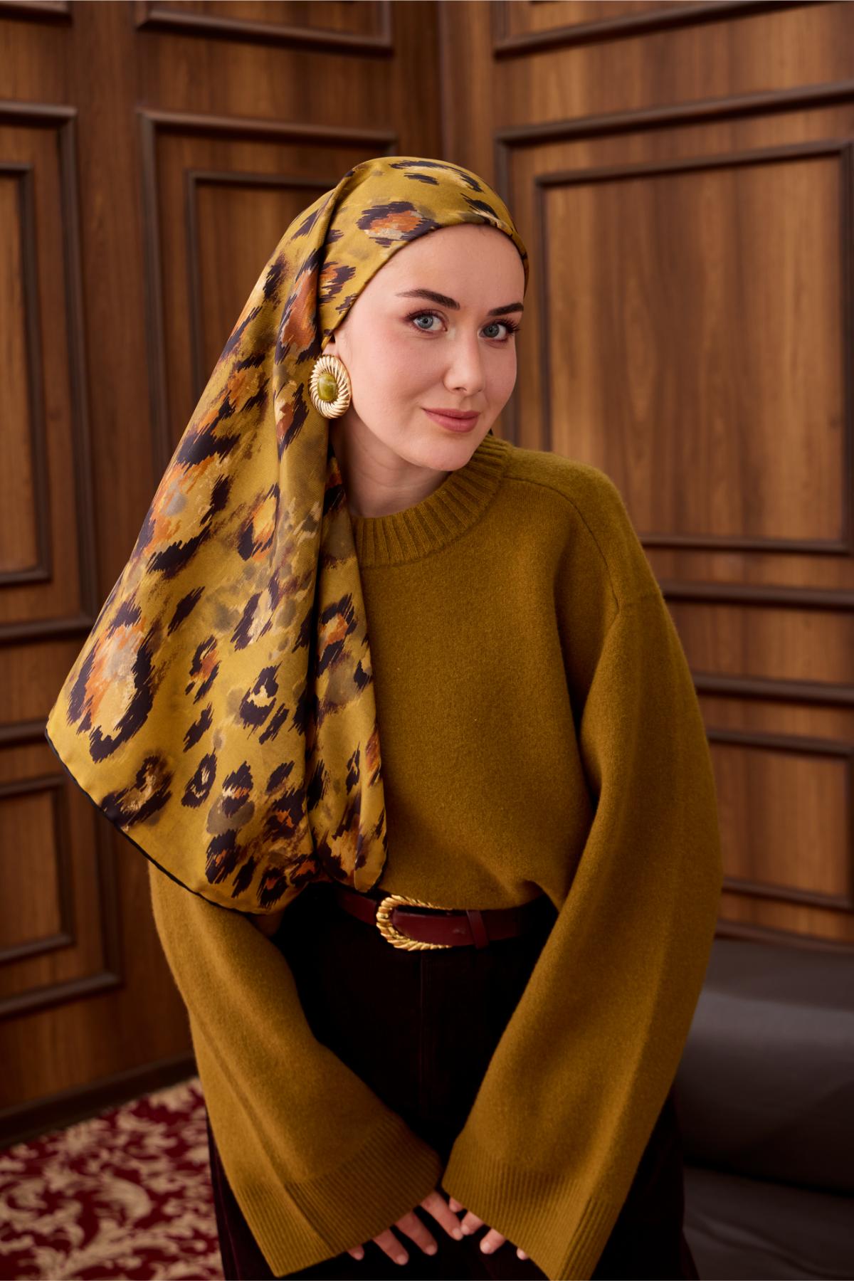 Yeni Sezon Twill İpek Eşarp 11492-01 - İthalesarponline.com - Yeni Sezon Twill İpek Eşarp - Silk Home