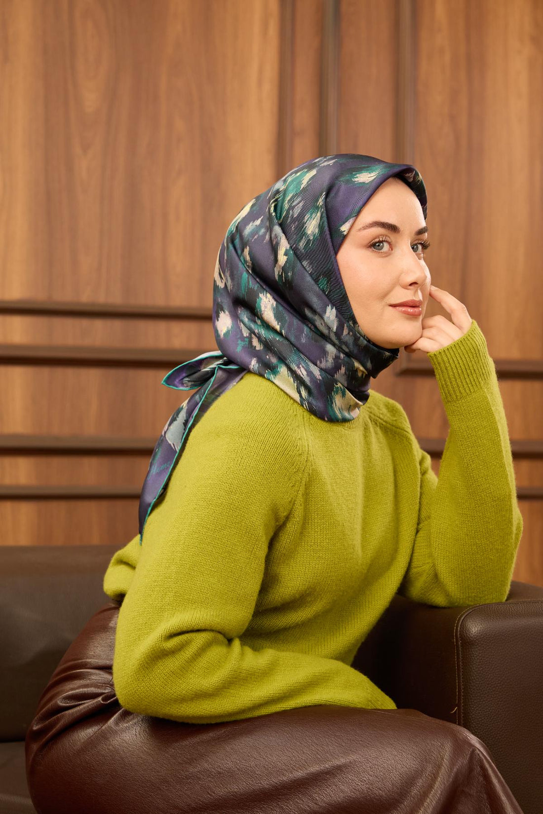 Yeni Sezon Twill İpek Eşarp 11492-11 - İthalesarponline.com - Yeni Sezon Twill İpek Eşarp - Silk Home