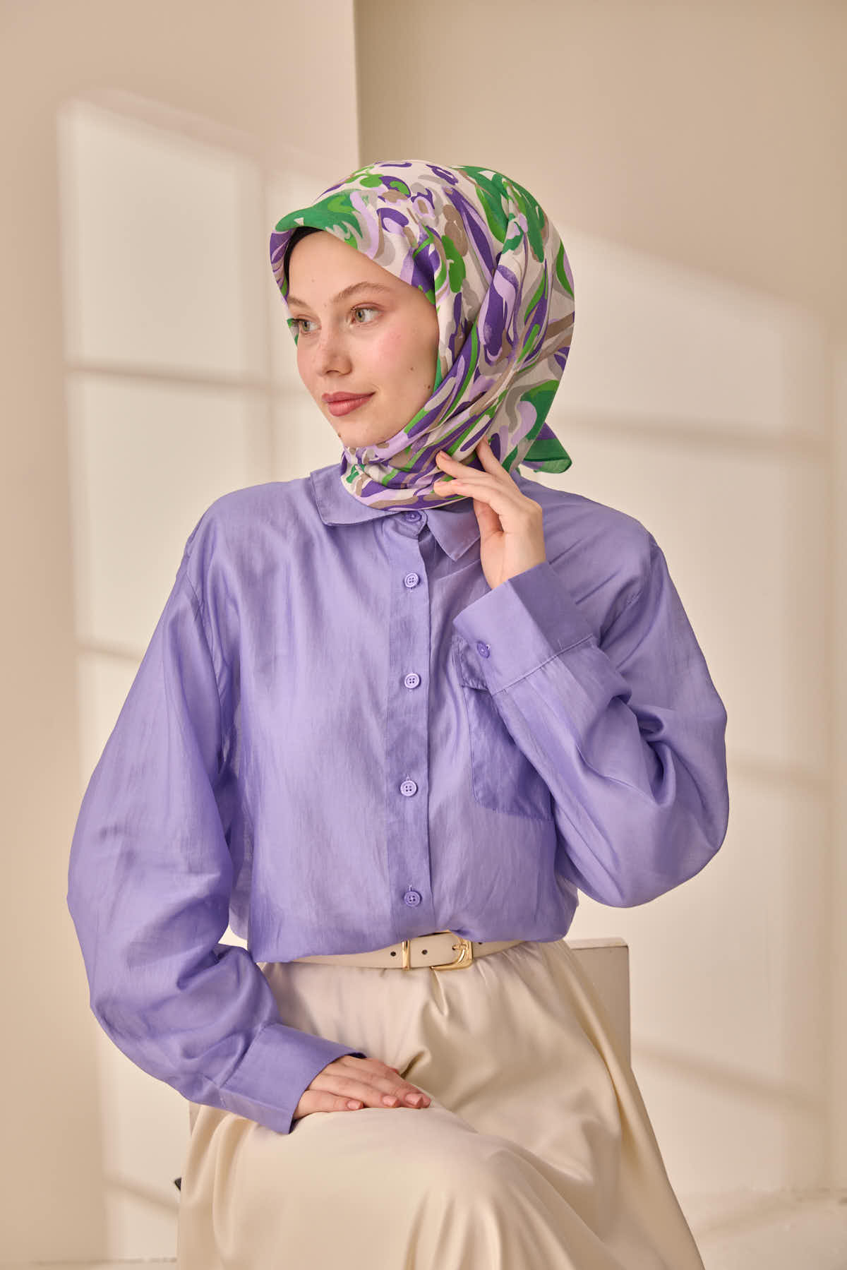 Silk Home Aura Eşarp 140004-04 - İthalesarponline.com - Aura Eşarp - Silk Home