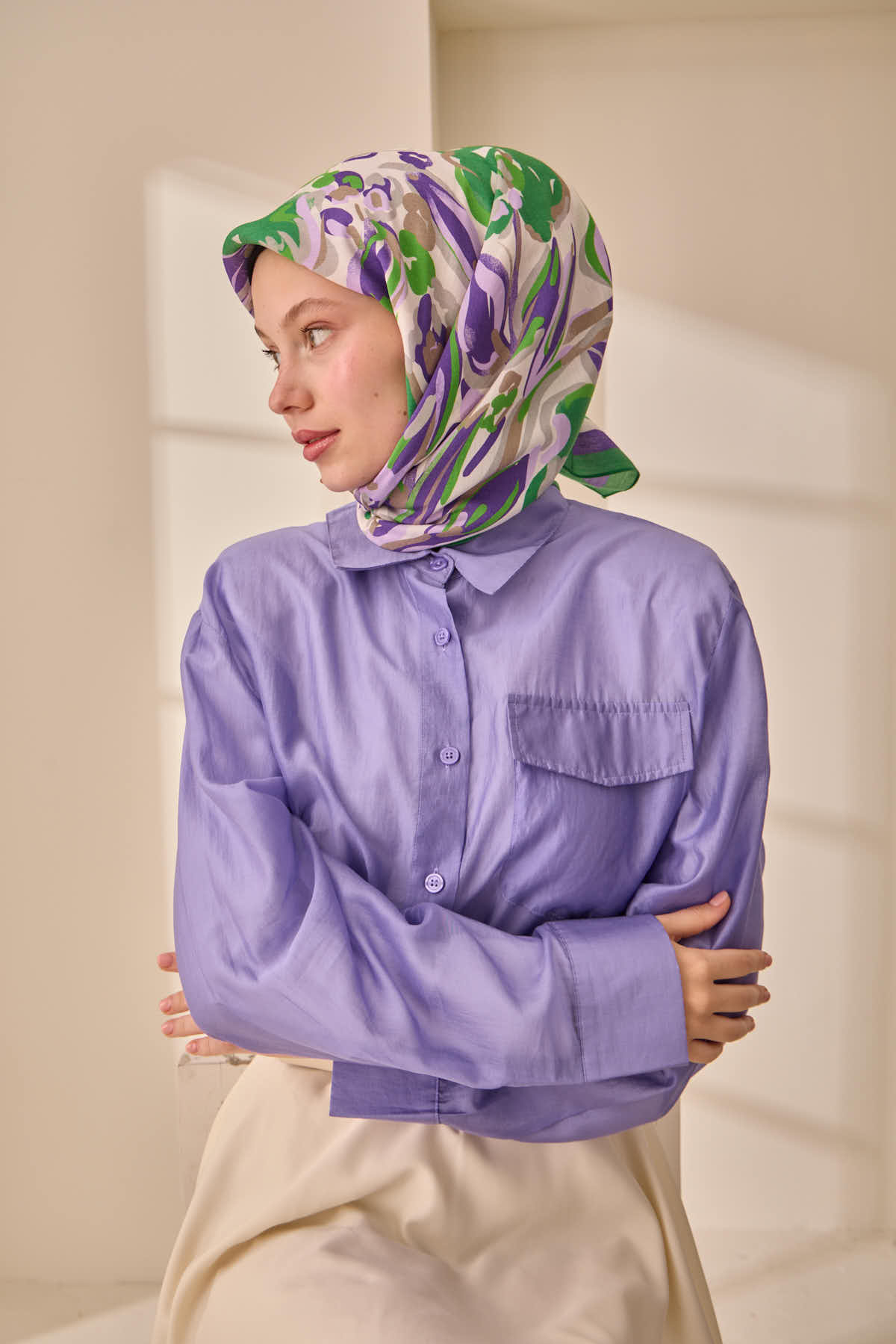 Silk Home Aura Eşarp 140004-04 - İthalesarponline.com - Aura Eşarp - Silk Home