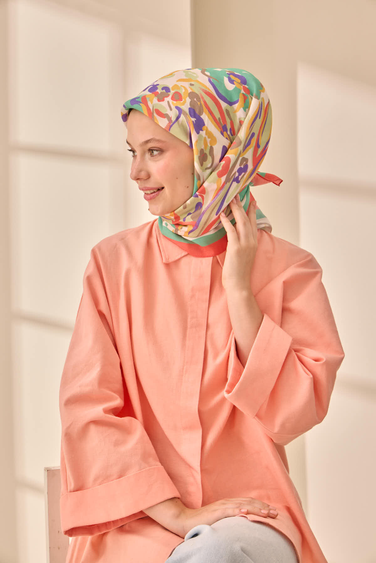 Silk Home Aura Eşarp 140004-15 - İthalesarponline.com - Aura Eşarp - Silk Home