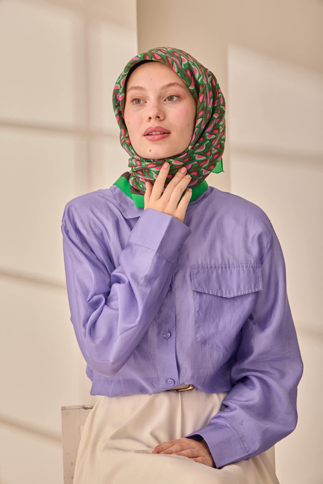 Silk Home Aura Eşarp 140006-22 - İthalesarponline.com - Aura Eşarp - Silk Home