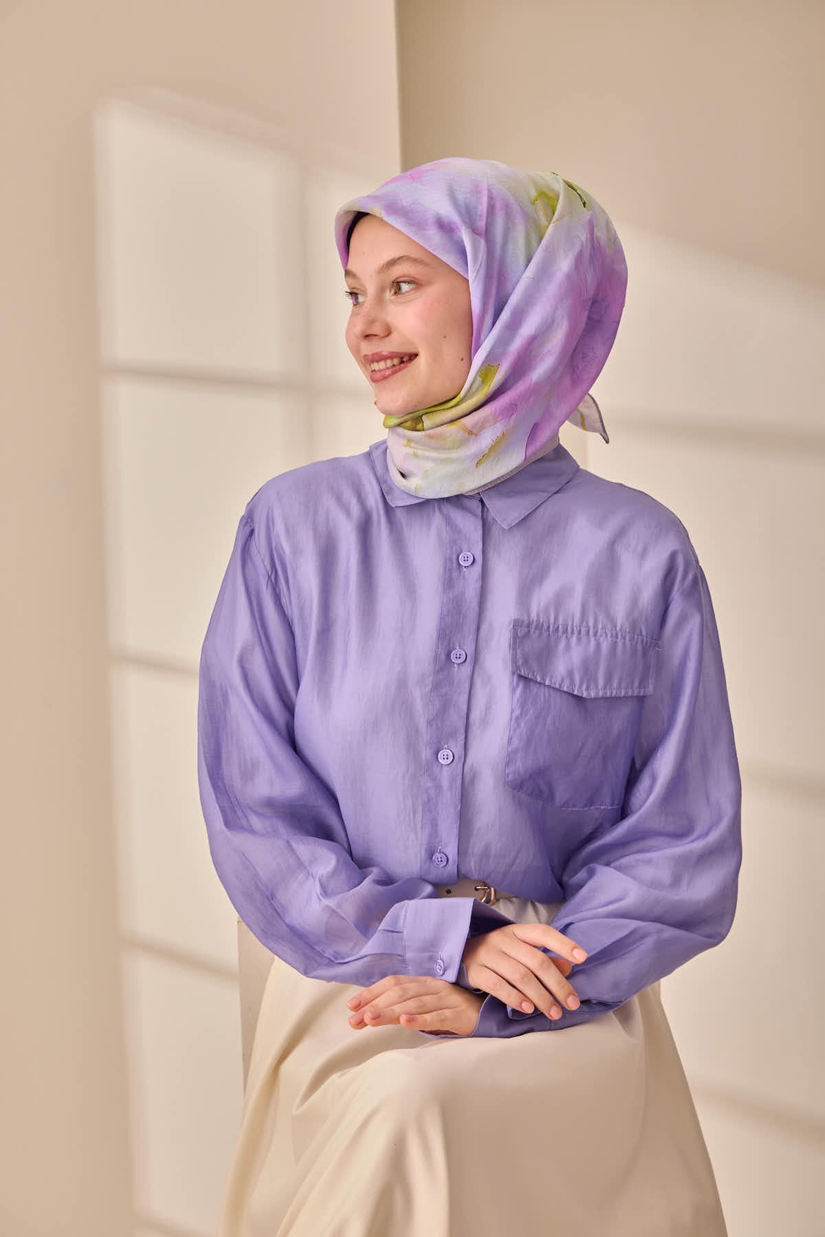 Silk Home Olinda İpek Eşarp 47004-09 - İthalesarponline.com - Soft Eşarp - Silk Home