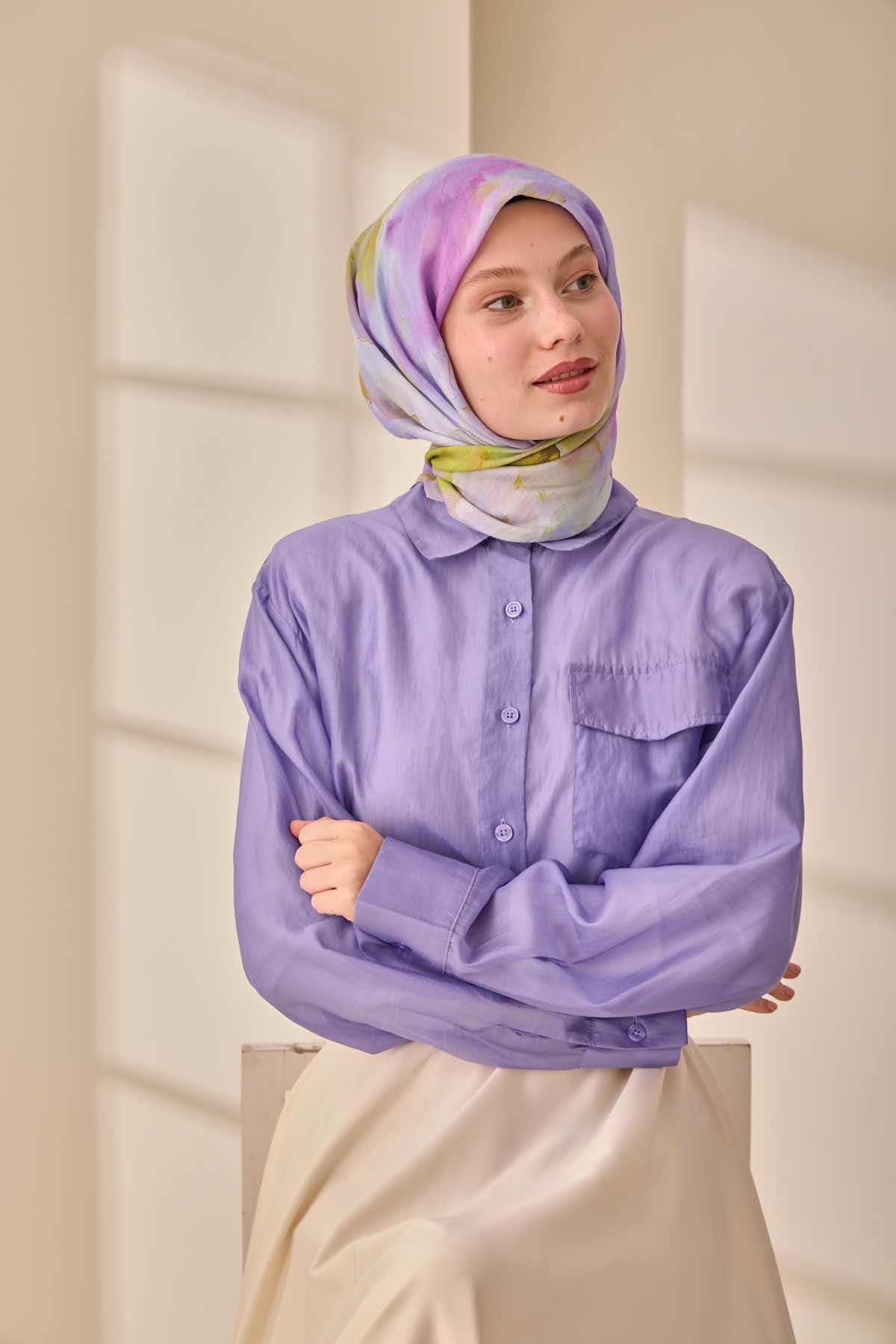 Silk Home Olinda İpek Eşarp 47004-09 - İthalesarponline.com - Soft Eşarp - Silk Home