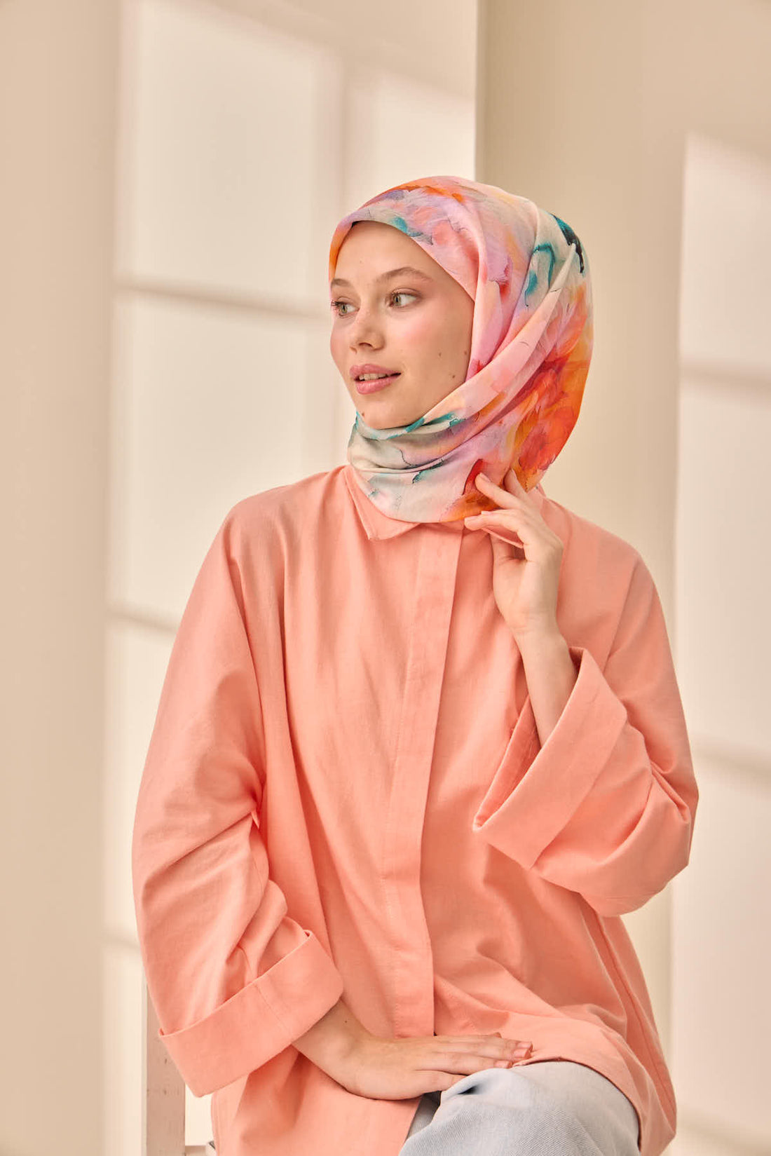 Silk Home Olinda İpek Eşarp 47004-12 - İthalesarponline.com - Soft Eşarp - Silk Home