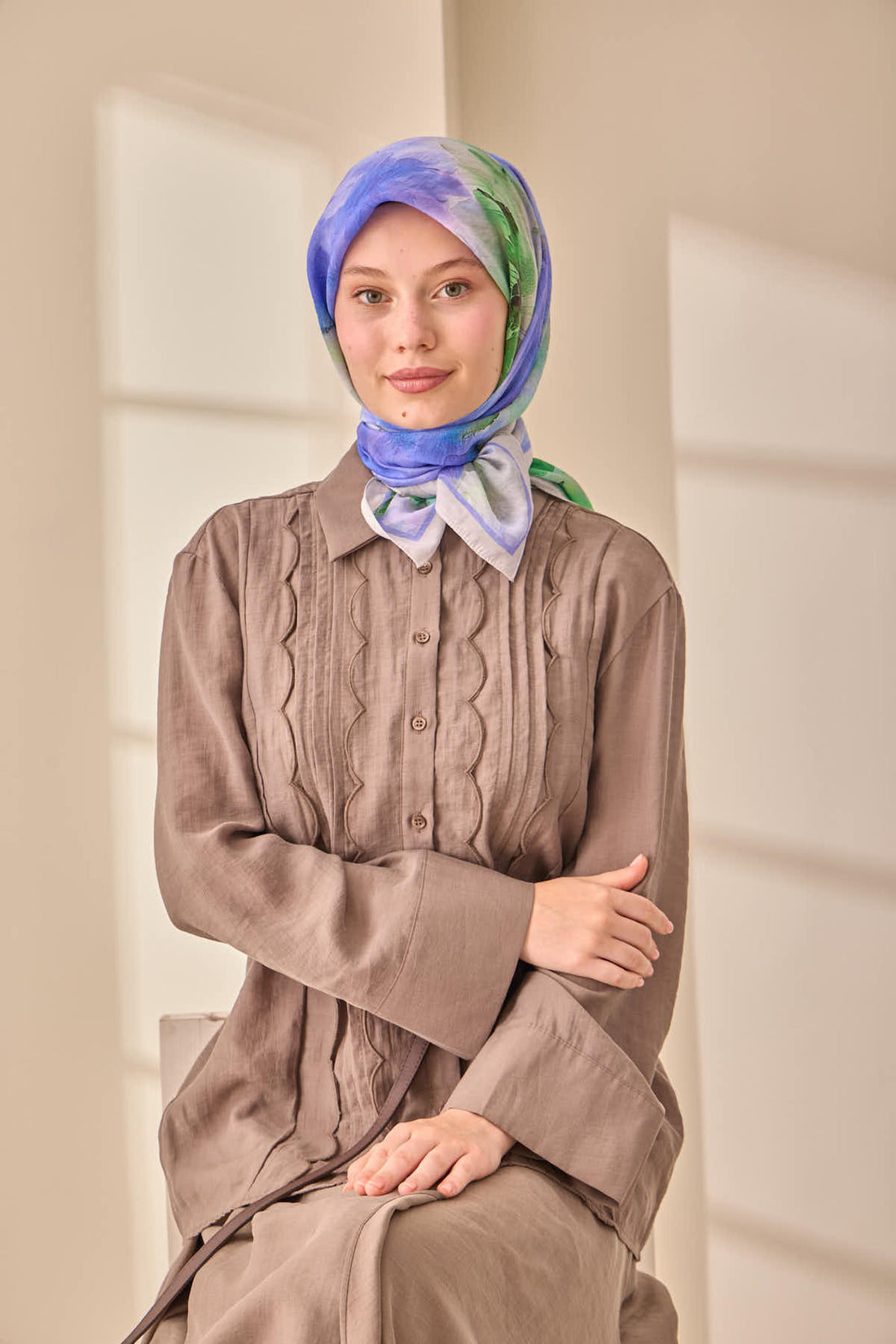 Silk Home Olinda İpek Eşarp 47004-18 - İthalesarponline.com - Soft Eşarp - Silk Home