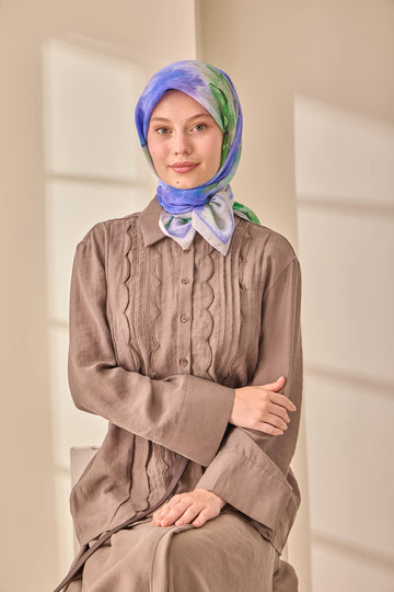 Silk Home Olinda İpek Eşarp 47004-18 - İthalesarponline.com - Soft Eşarp - Silk Home