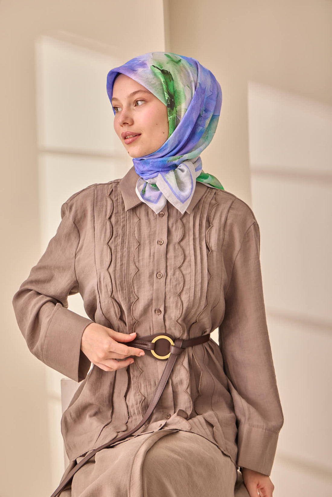 Silk Home Olinda İpek Eşarp 47004-18 - İthalesarponline.com - Soft Eşarp - Silk Home