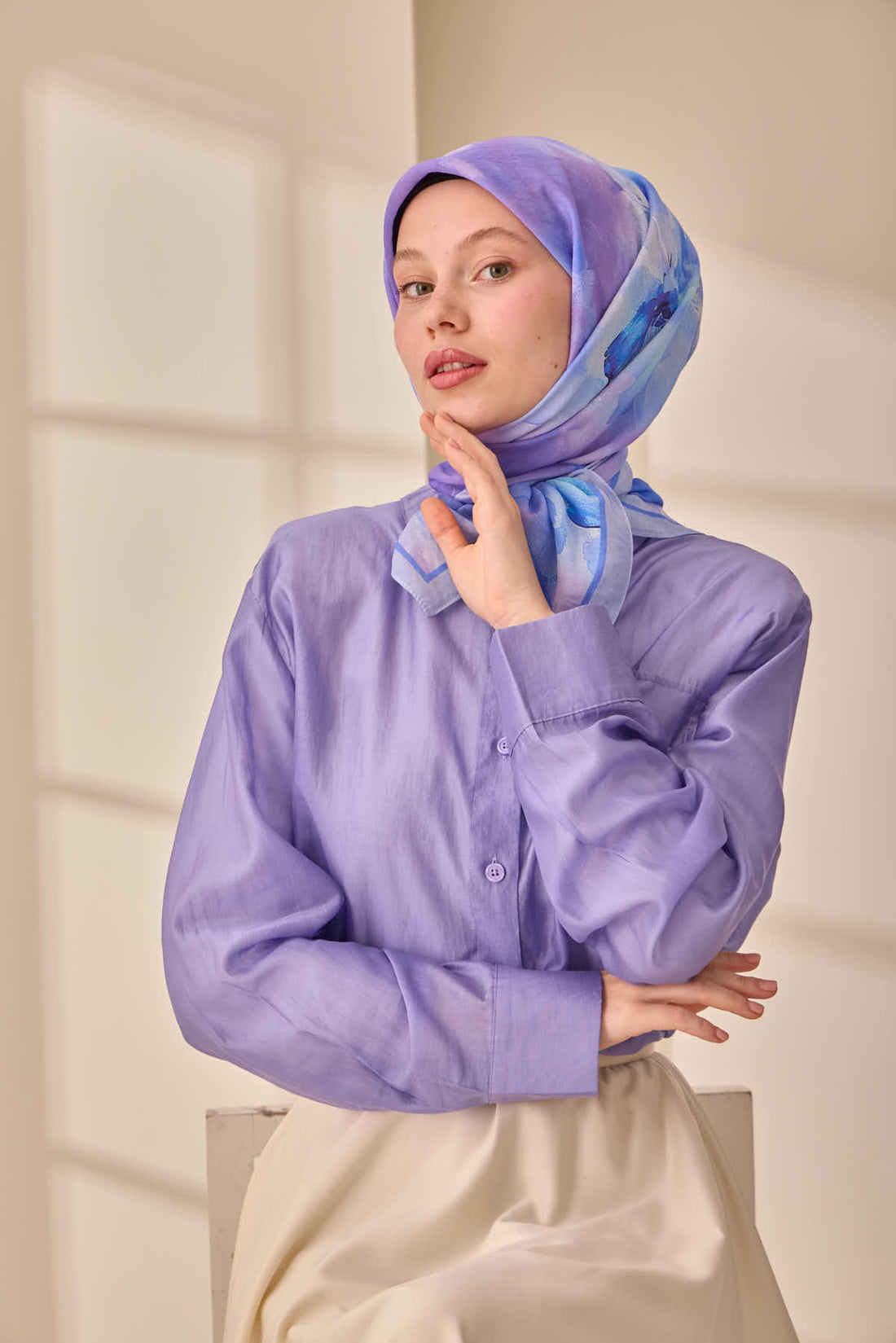 Silk Home Olinda İpek Eşarp 47004-19 - İthalesarponline.com - Soft Eşarp - Silk Home