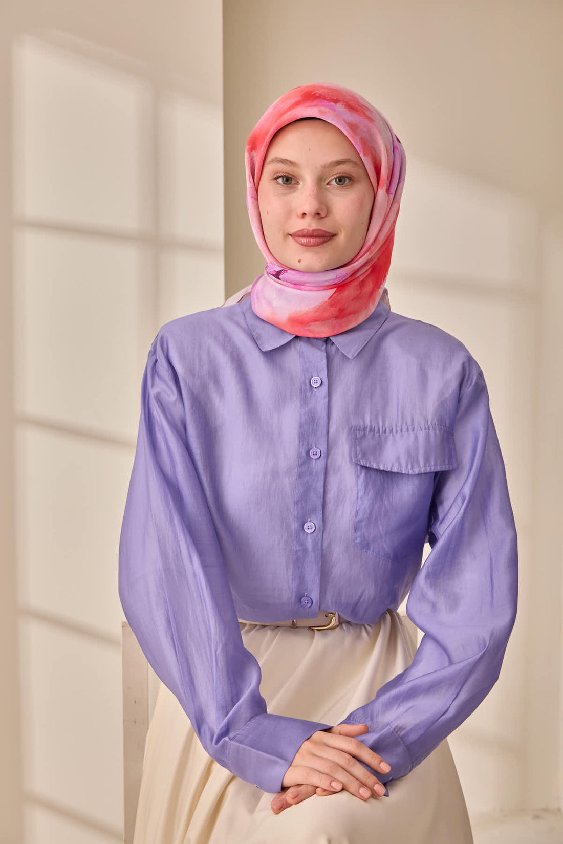 Silk Home Olinda İpek Eşarp 47004-21 - İthalesarponline.com - Soft Eşarp - Silk Home