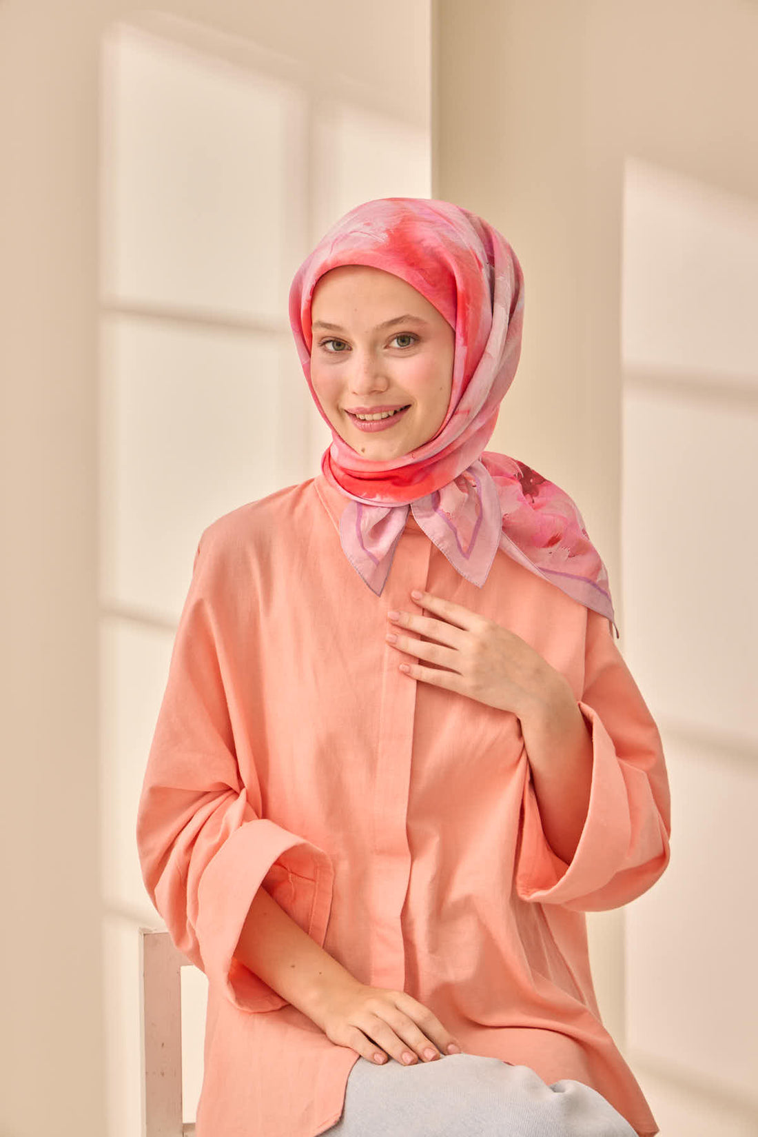 Silk Home Olinda İpek Eşarp 47004-22 - İthalesarponline.com - Soft Eşarp - Silk Home