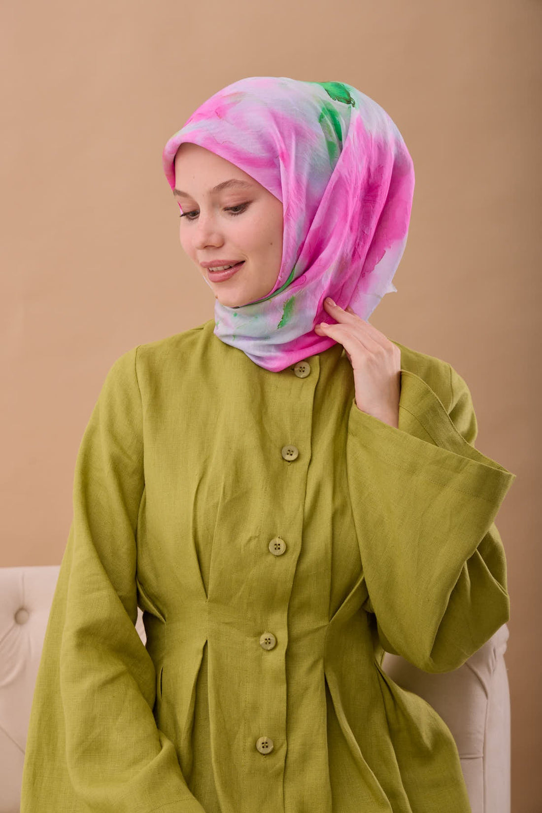 Silk Home Olinda İpek Eşarp 47004-25 - İthalesarponline.com - Soft Eşarp - Silk Home