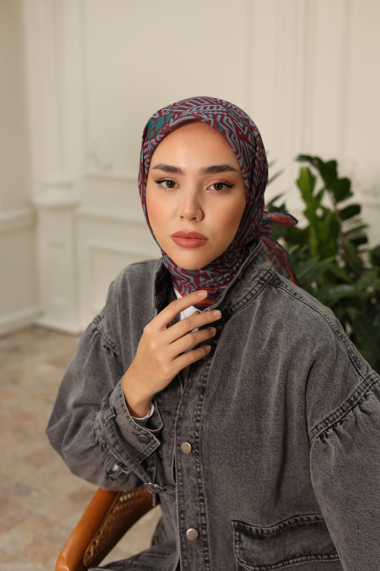 Silk Home Soft Eşarp 73056-43 - İthalesarponline.com