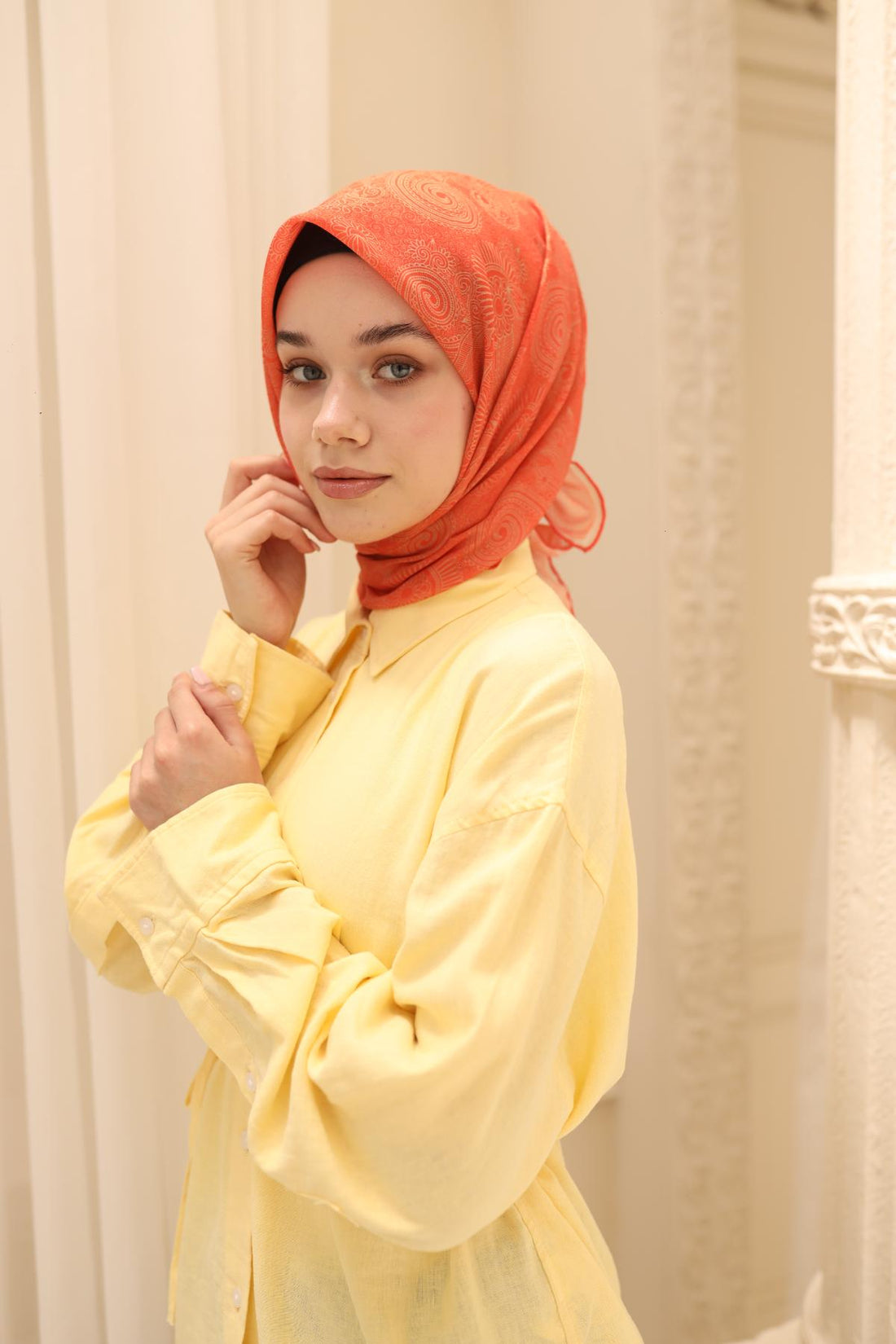 Silk Home Soft Eşarp 73086-04 - İthalesarponline.com