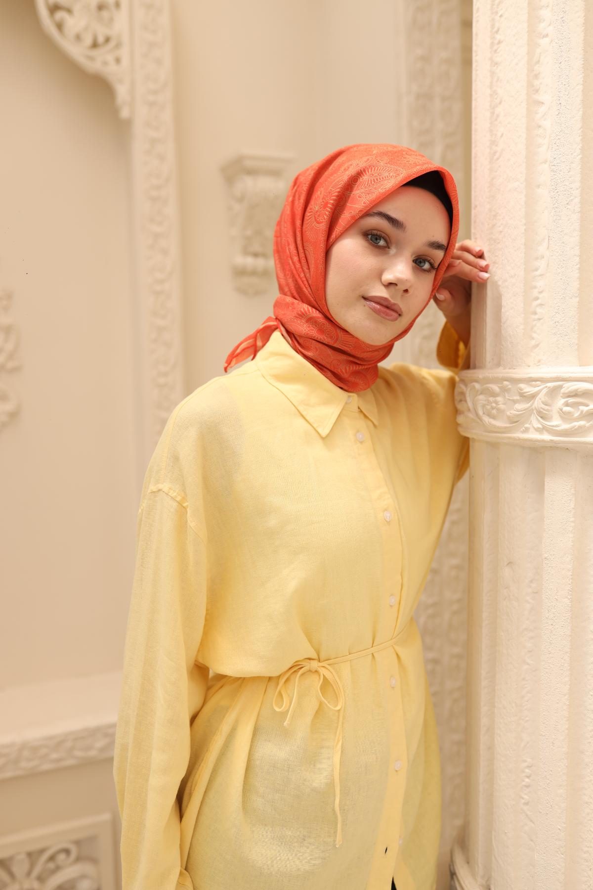 Silk Home Soft Eşarp 73086-04 - İthalesarponline.com