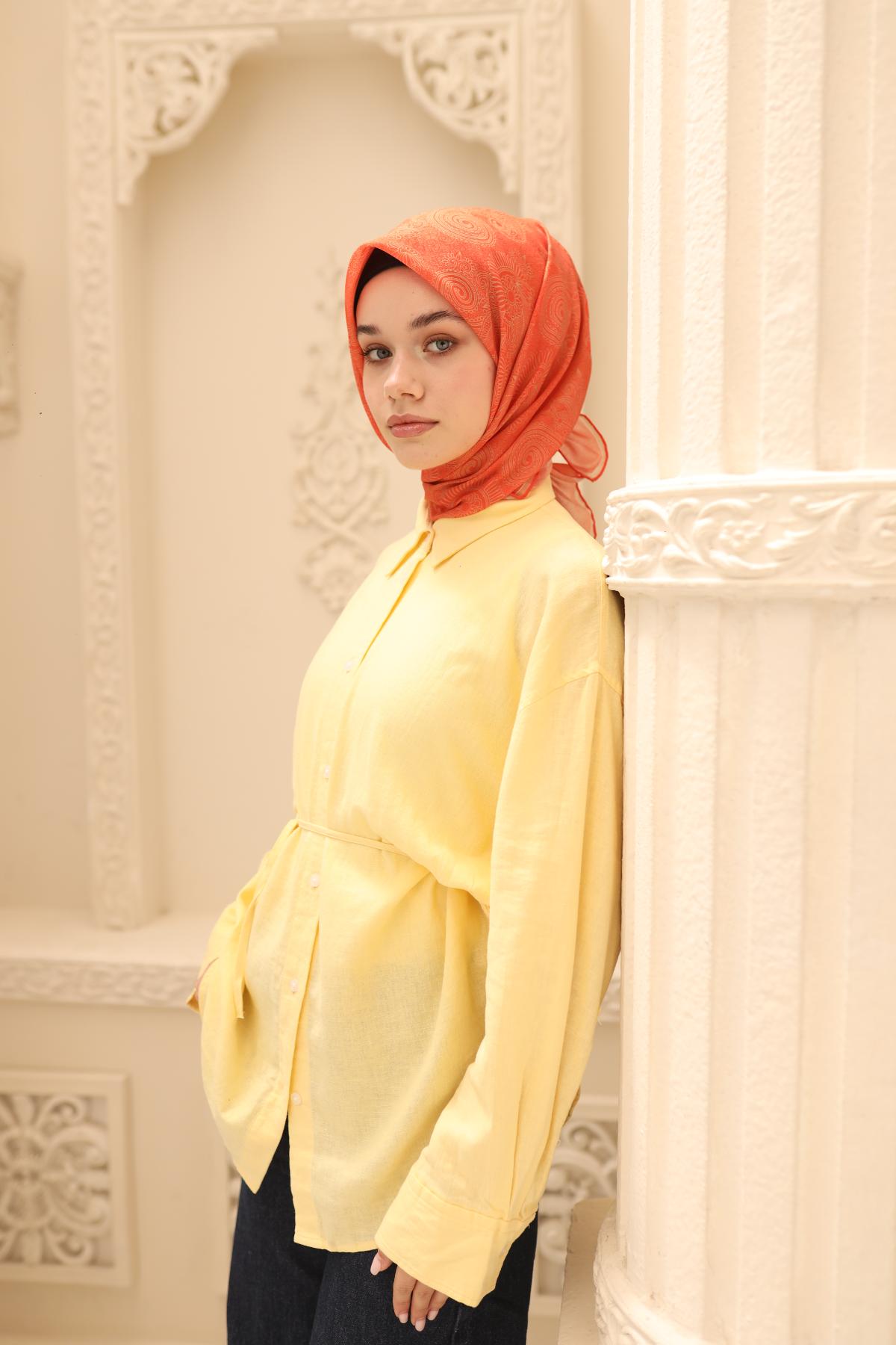 Silk Home Soft Eşarp 73086-04 - İthalesarponline.com