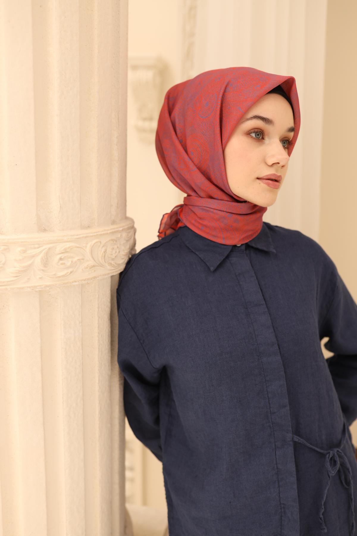 Silk Home Soft Eşarp 73086-10 - İthalesarponline.com