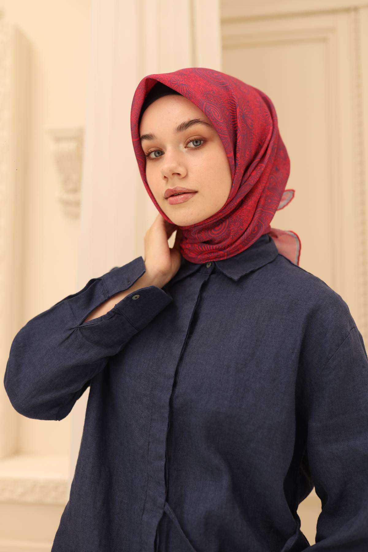 Silk Home Soft Eşarp 73086-14 - İthalesarponline.com