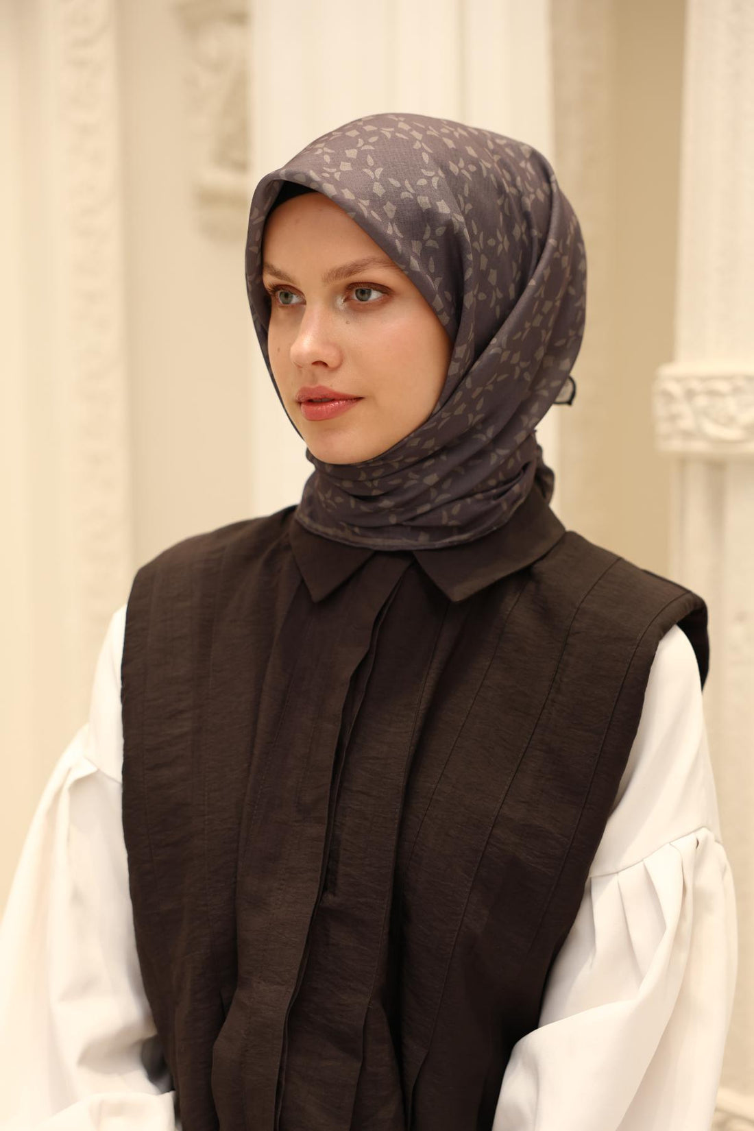 Silk Home Soft Eşarp 73087-28 - İthalesarponline.com