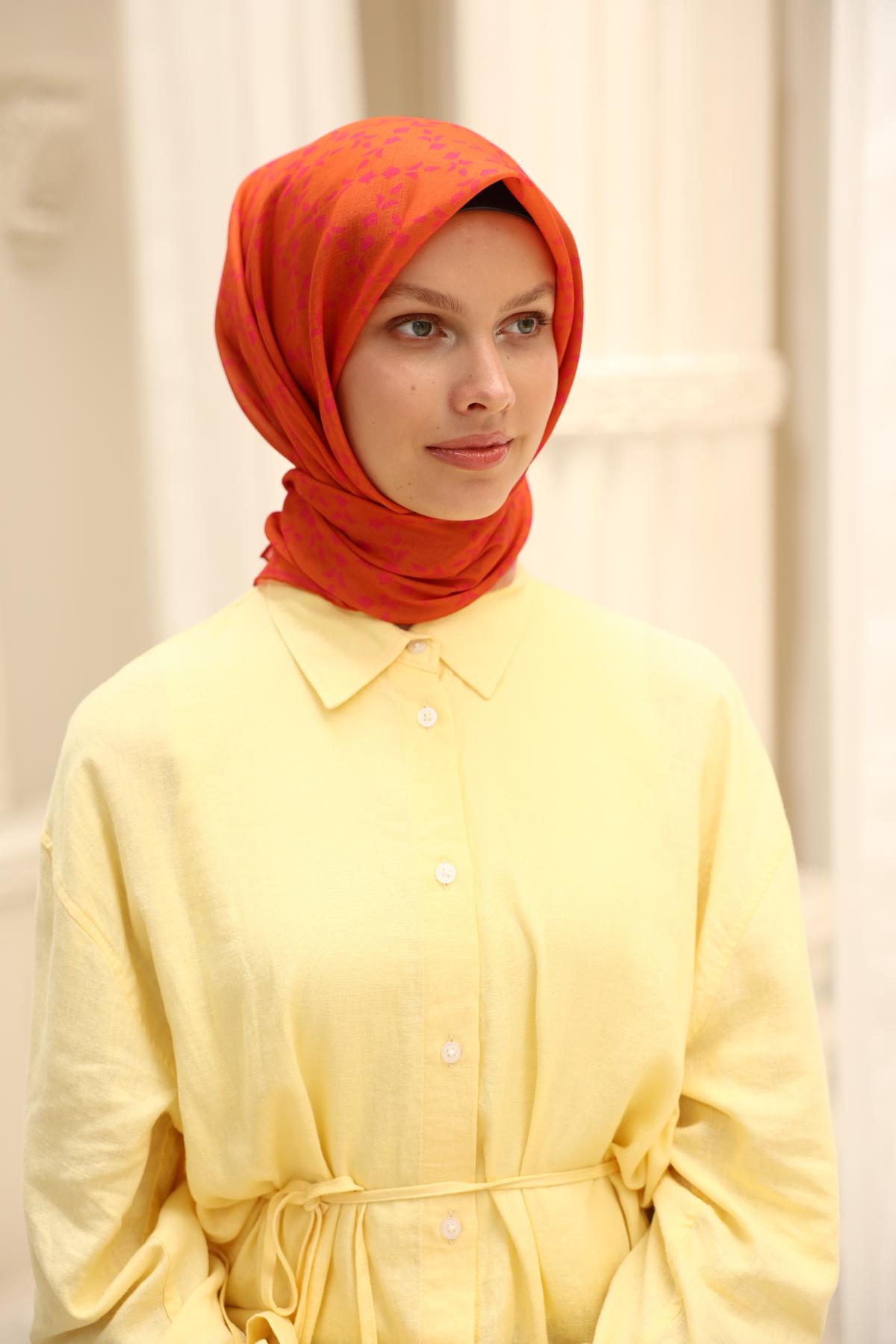 Silk Home Soft Eşarp 73087-35 - İthalesarponline.com