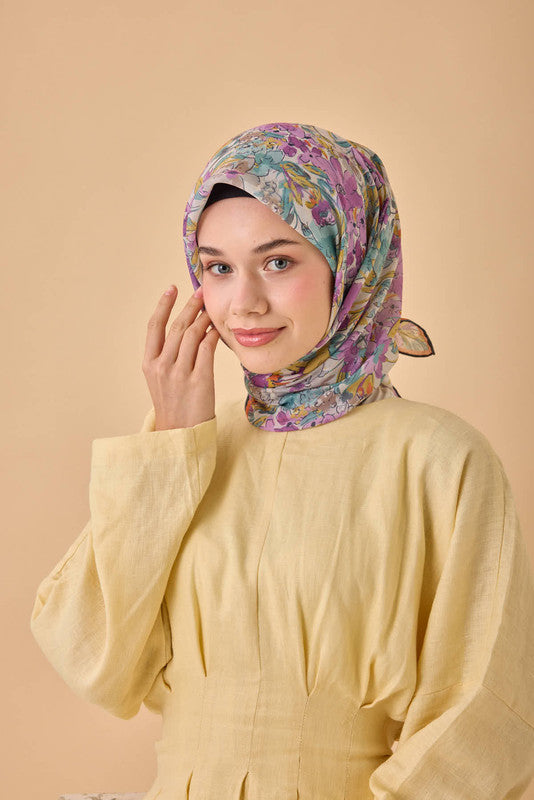 Silk Home Soft Eşarp 73088-01 - İthalesarponline.com