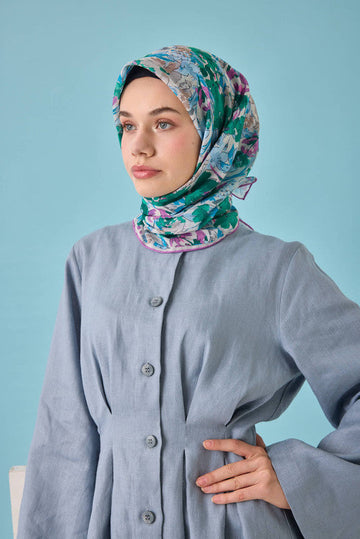 Silk Home Soft Eşarp 73088-08 - İthalesarponline.com