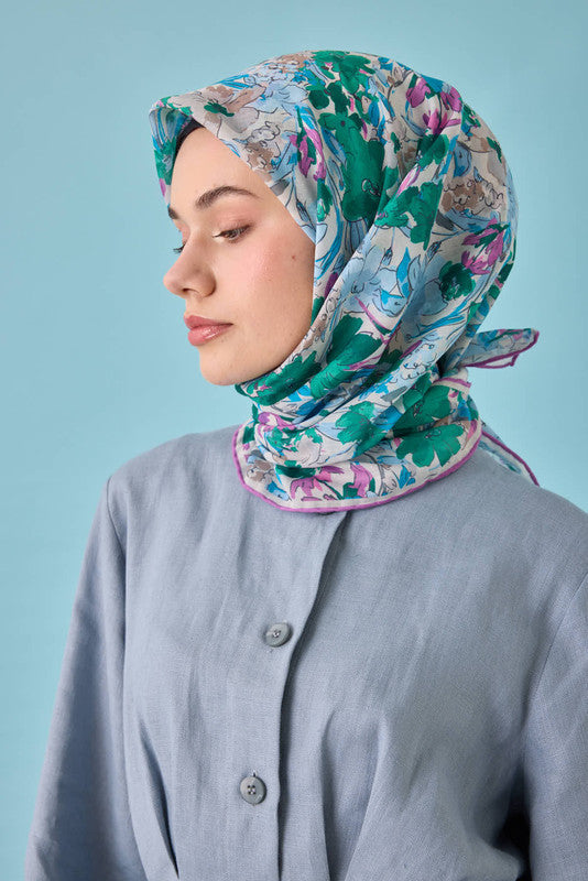 Silk Home Soft Eşarp 73088-08 - İthalesarponline.com
