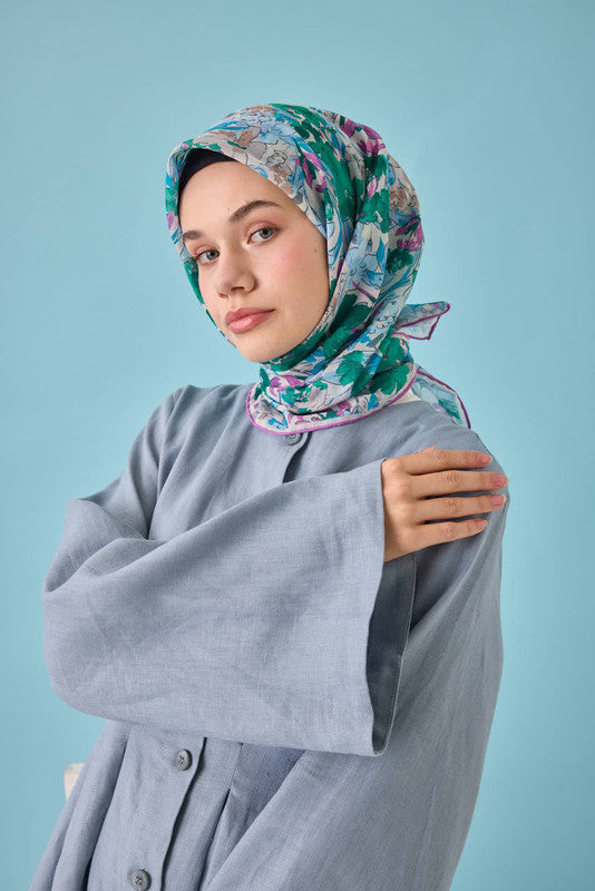 Silk Home Soft Eşarp 73088-08 - İthalesarponline.com