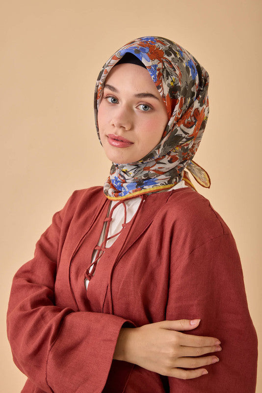 Silk Home Soft Eşarp 73088-12 - İthalesarponline.com