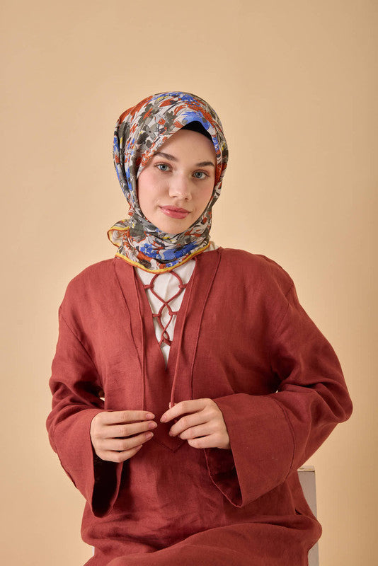 Silk Home Soft Eşarp 73088-12 - İthalesarponline.com