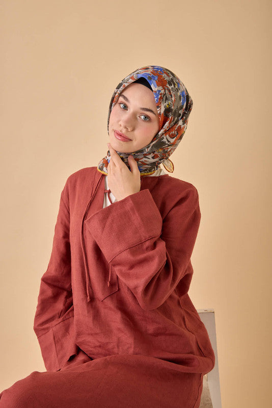Silk Home Soft Eşarp 73088-12 - İthalesarponline.com