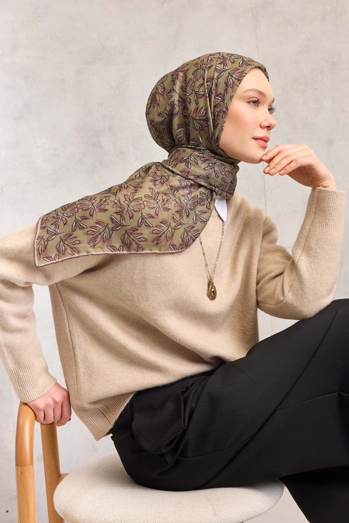 Silk Home Soft Eşarp 73112-15 - İthalesarponline.com - Soft Eşarp - Silk Home