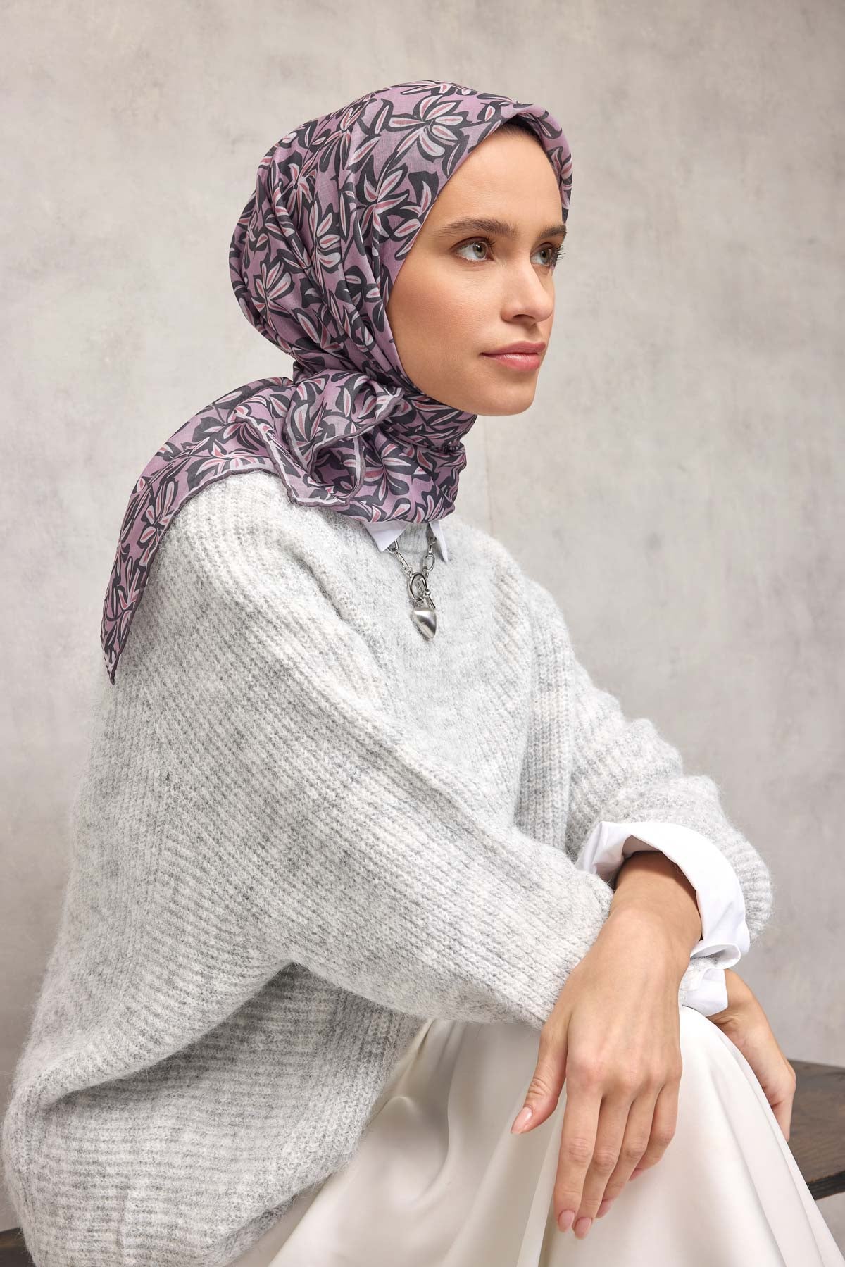 Silk Home Soft Eşarp 73113-01 - İthalesarponline.com - Soft Eşarp - Silk Home
