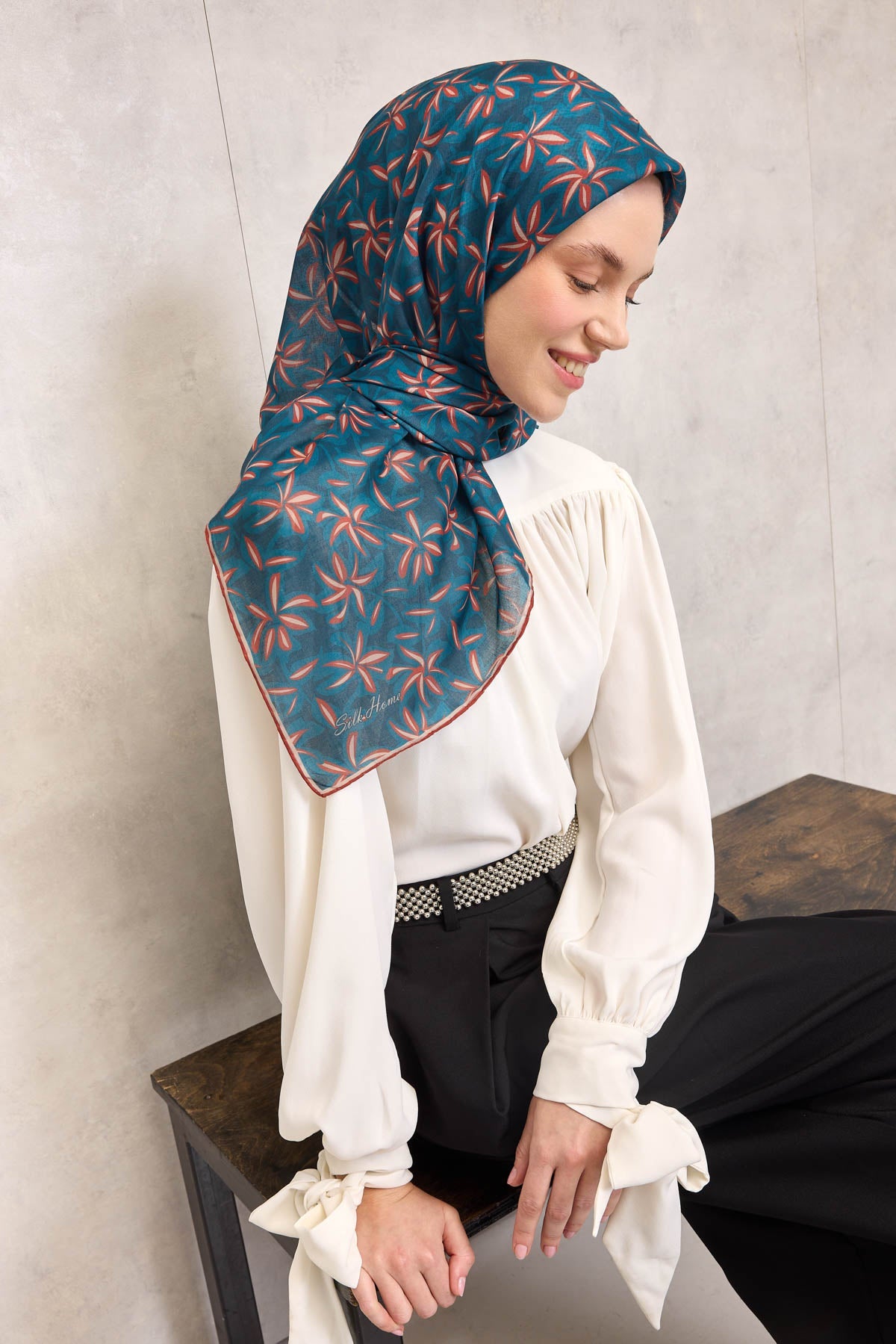 Silk Home Soft Eşarp 73113-17 - İthalesarponline.com - Soft Eşarp - Silk Home