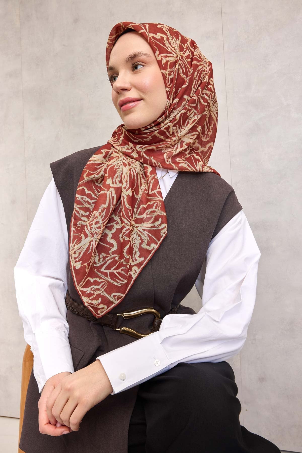 Silk Home Soft Eşarp 73115-06 - İthalesarponline.com - Soft Eşarp - Silk Home