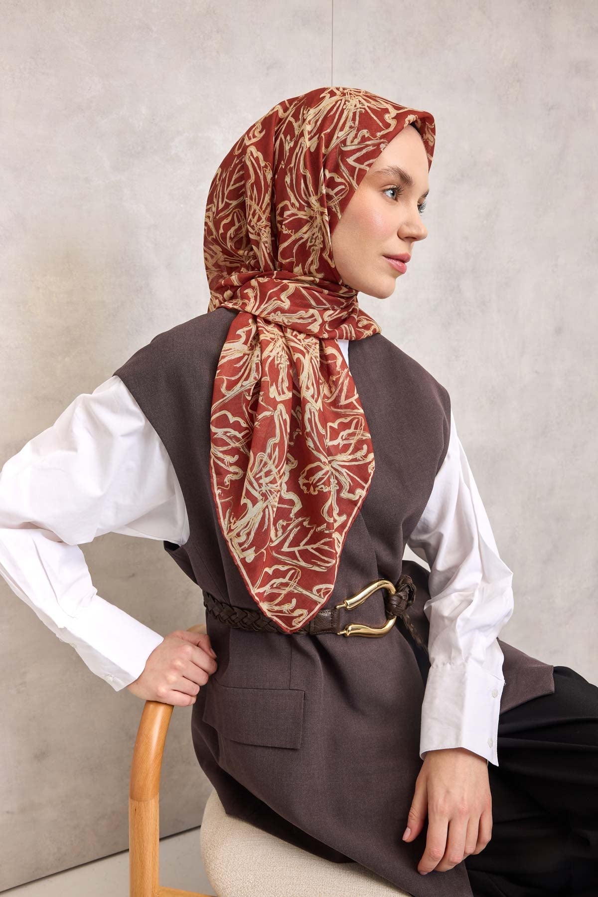 Silk Home Soft Eşarp 73115-06 - İthalesarponline.com - Soft Eşarp - Silk Home