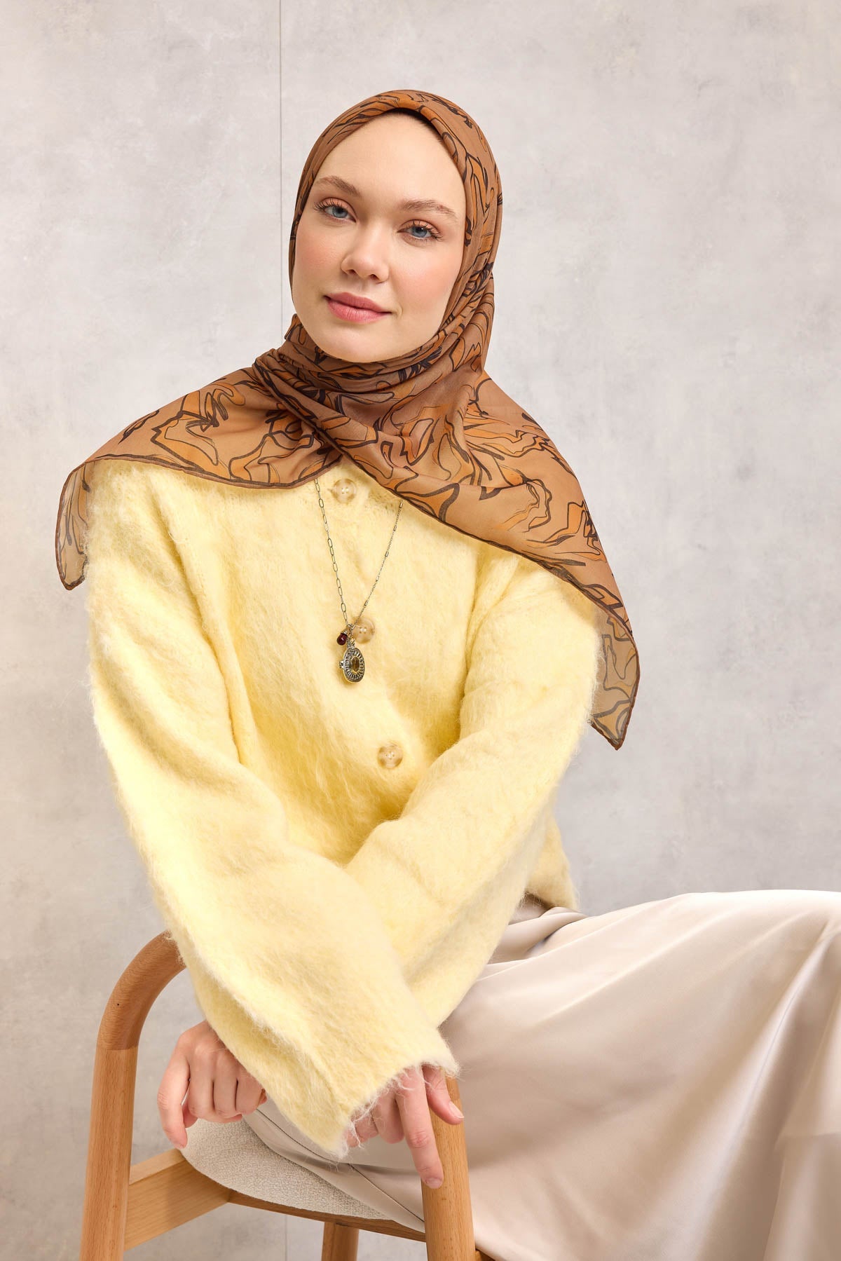 Silk Home Soft Eşarp 73116-08 - İthalesarponline.com - Soft Eşarp - Silk Home