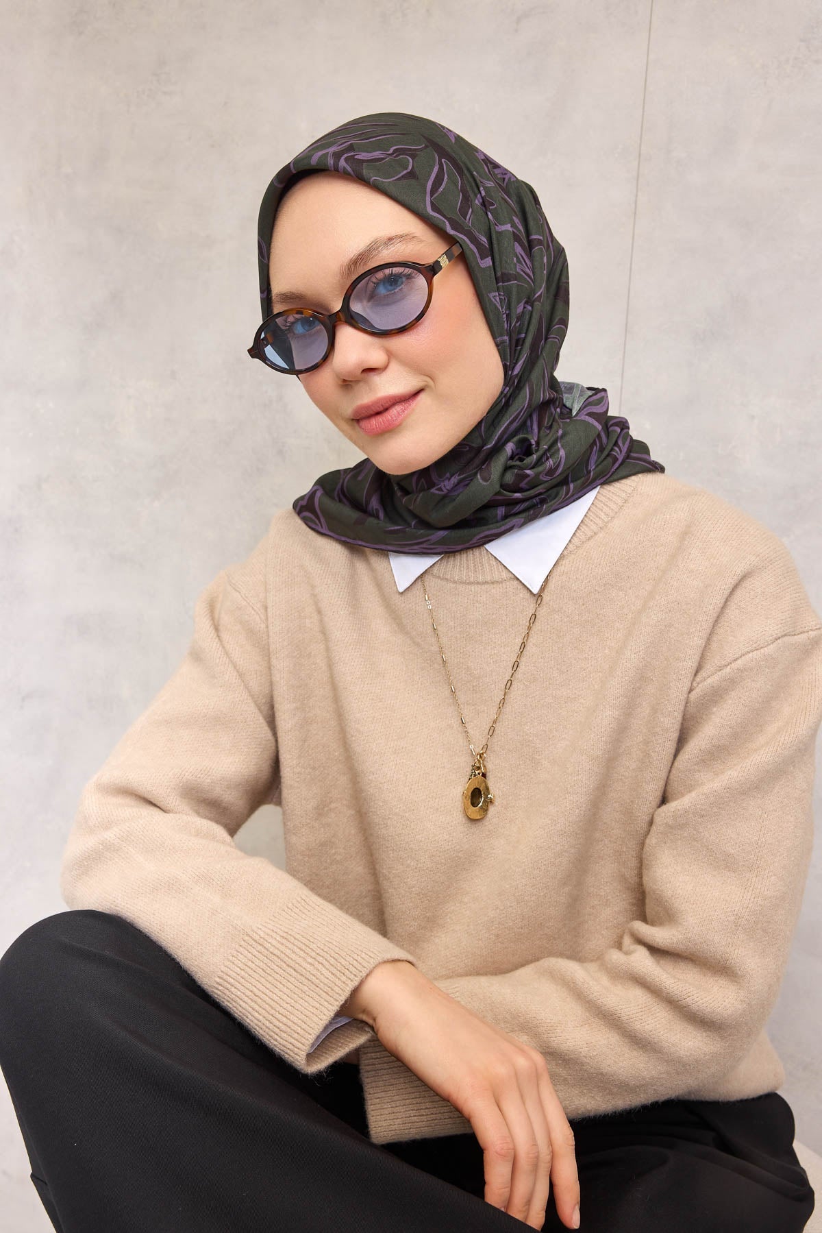 Silk Home Soft Eşarp 73116-15 - İthalesarponline.com - Soft Eşarp - Silk Home