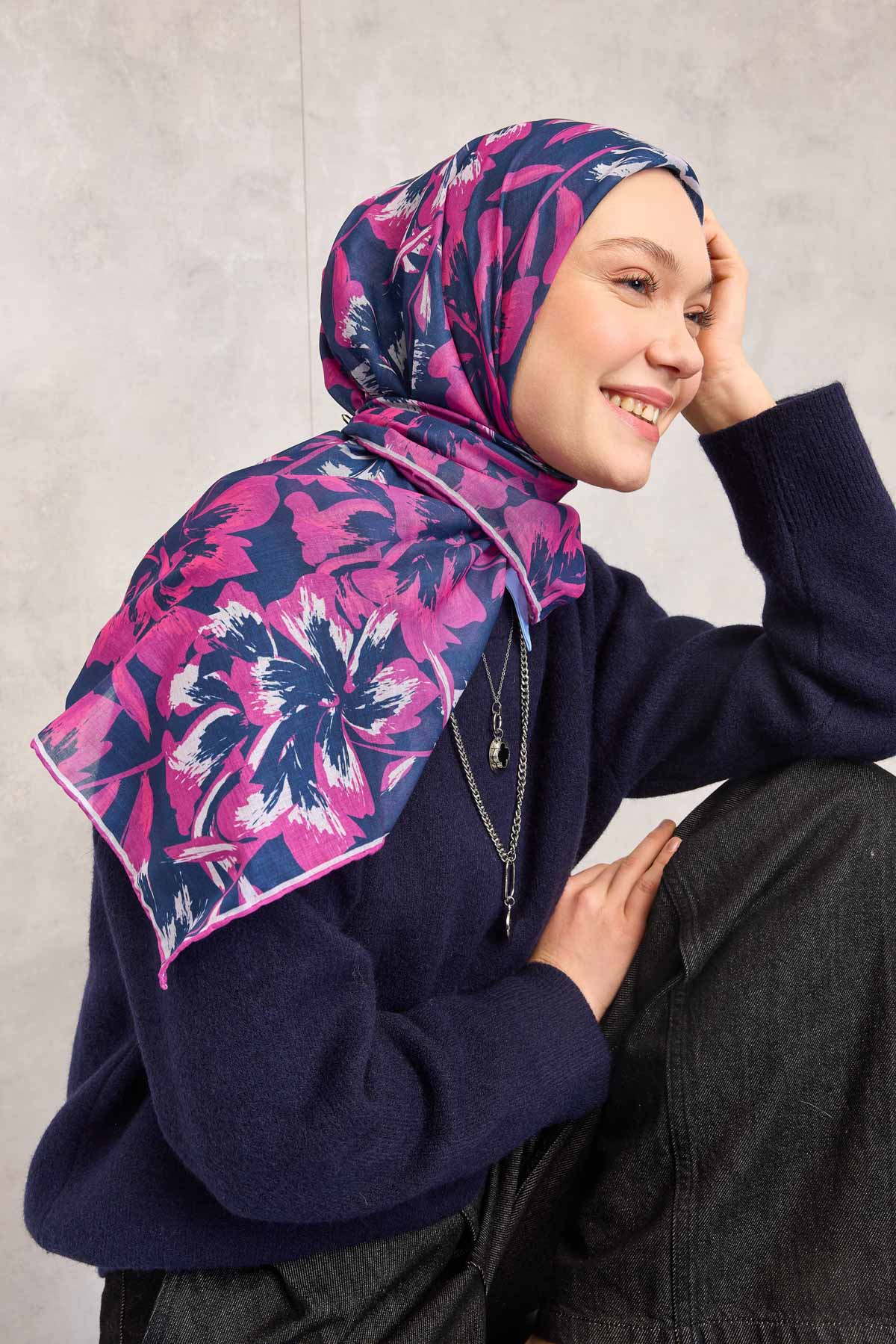 Silk Home Soft Eşarp 73117-02 - İthalesarponline.com - Soft Eşarp - Silk Home