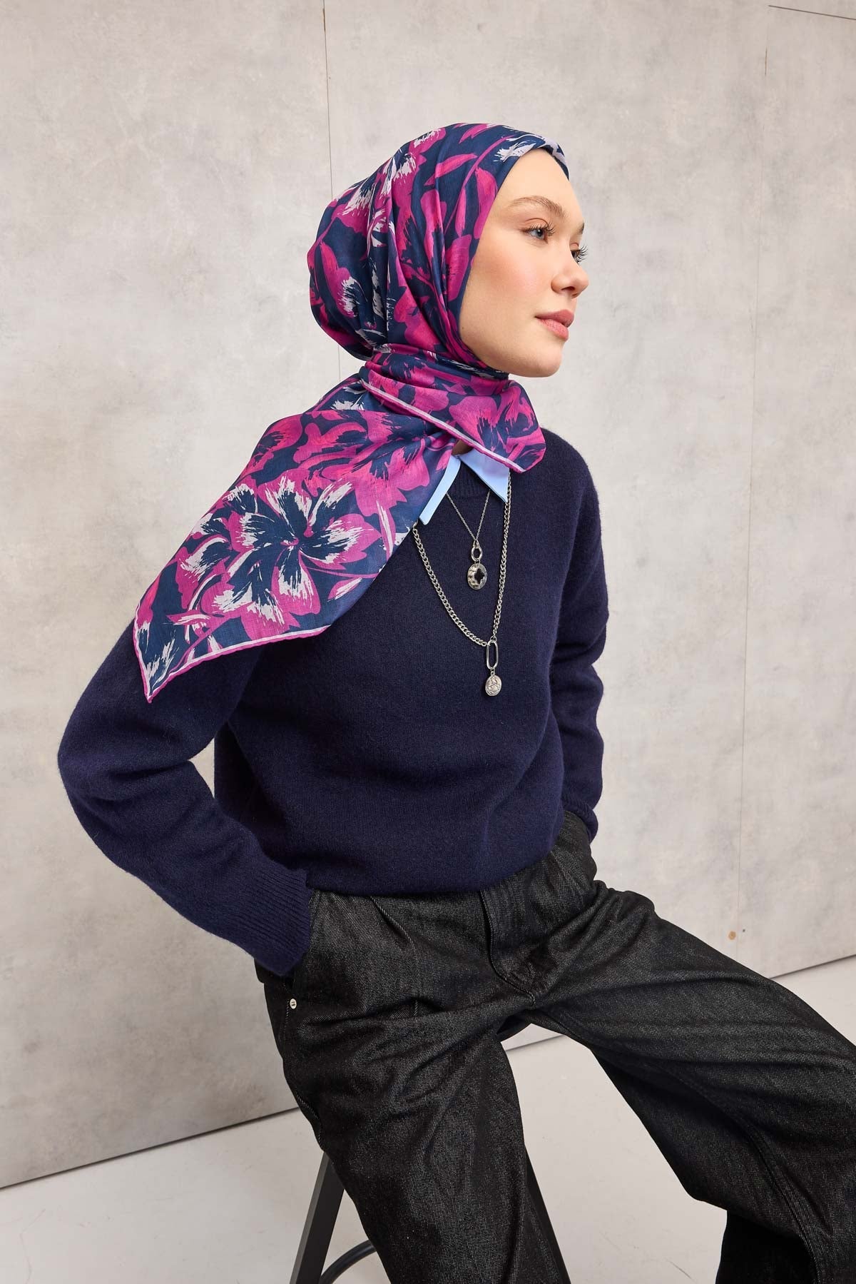 Silk Home Soft Eşarp 73117-02 - İthalesarponline.com - Soft Eşarp - Silk Home