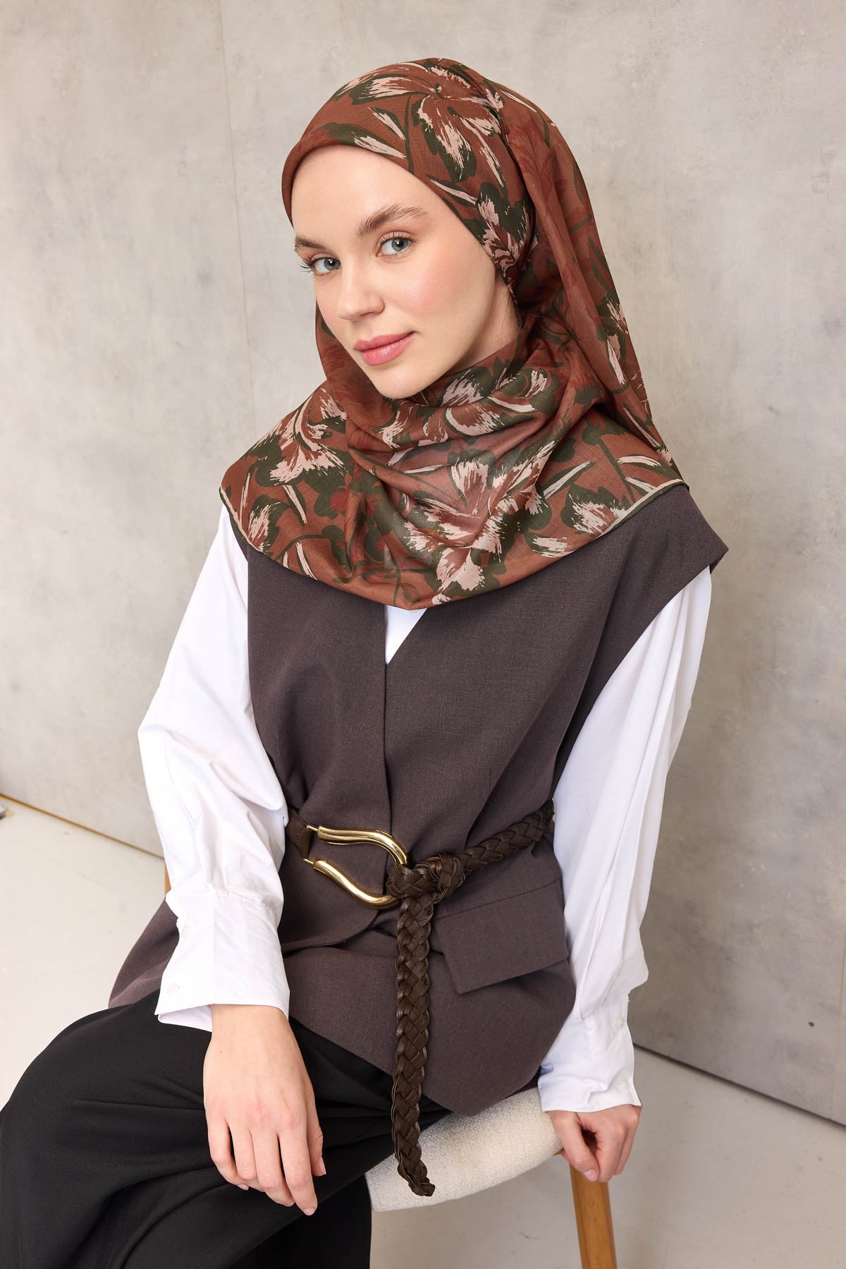 Silk Home Soft Eşarp 73117-16 - İthalesarponline.com - Soft Eşarp - Silk Home
