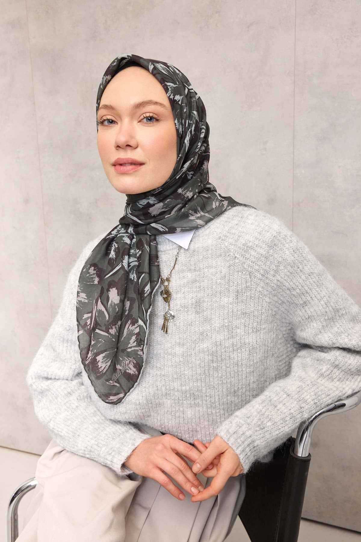 Silk Home Soft Eşarp 73117-20 - İthalesarponline.com - Soft Eşarp - Silk Home