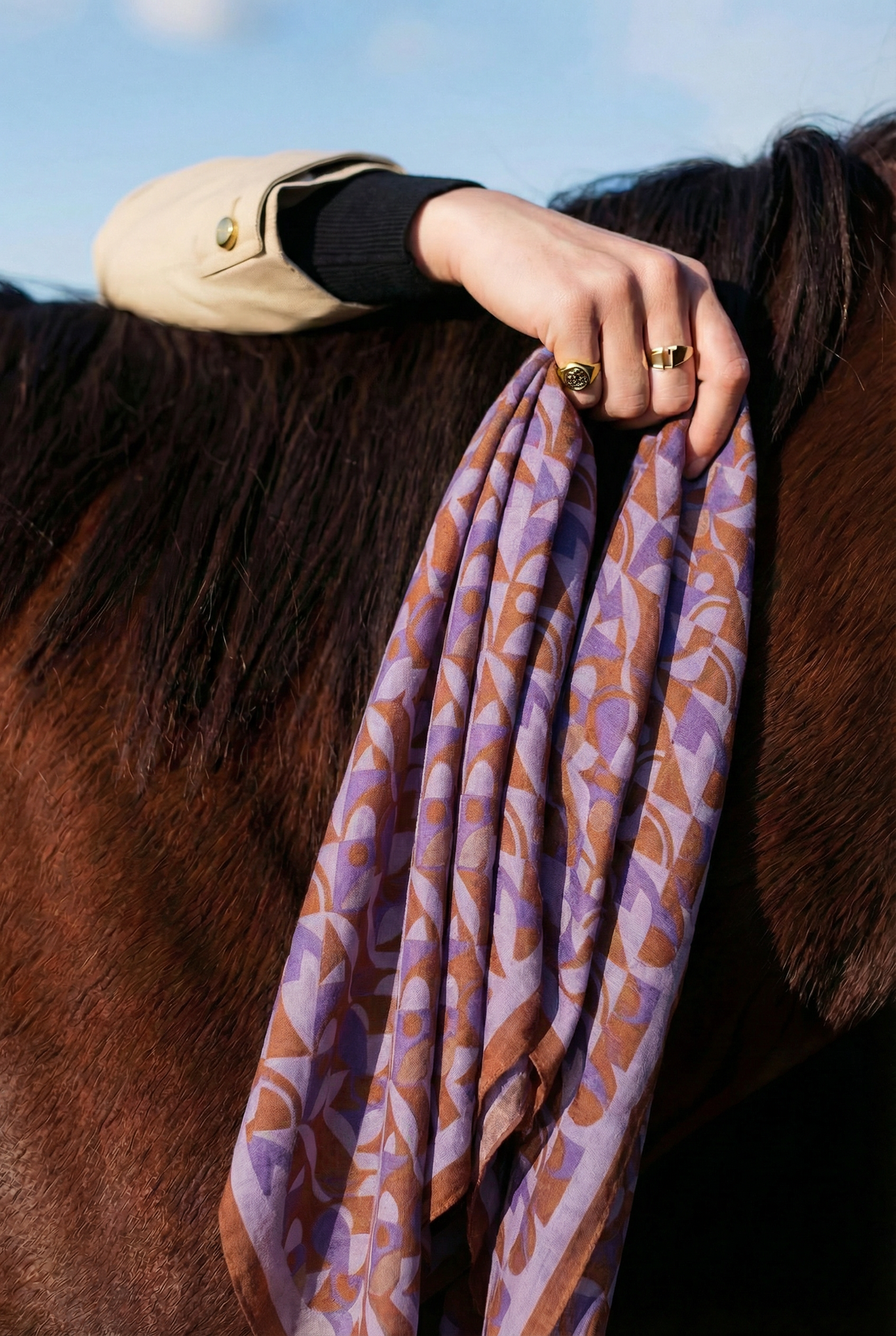 Silk Home Soft Eşarp 73118-03 - İthalesarponline.com - Soft Eşarp - Silk Home