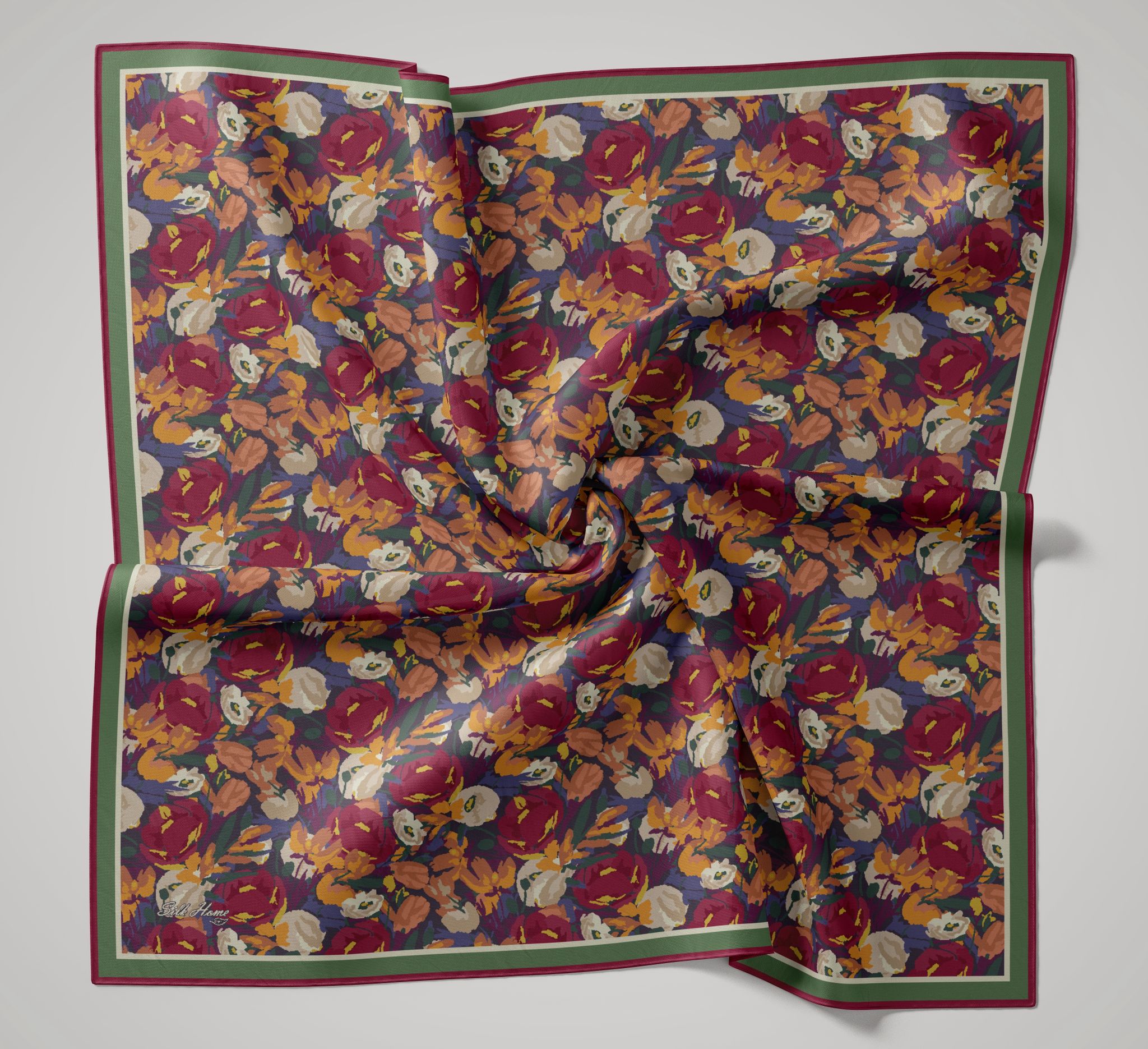 Silk Home Organik Eşarp 04011-10 - İthalesarponline.com - Organik Eşarp - Silk Home