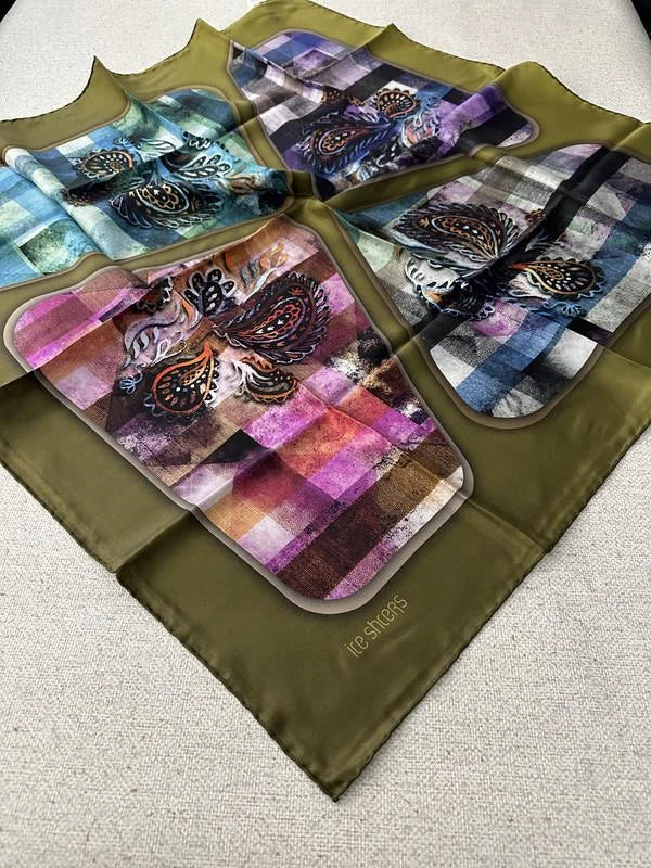 Twill İpek Eşarp 87050-07 - İthalesarponline.com