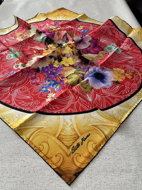 Twill İpek Eşarp 87050-85 - İthalesarponline.com